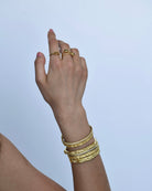 Textured Hexagonal Bracelet - CiceroniBraceletsThe Loom Art