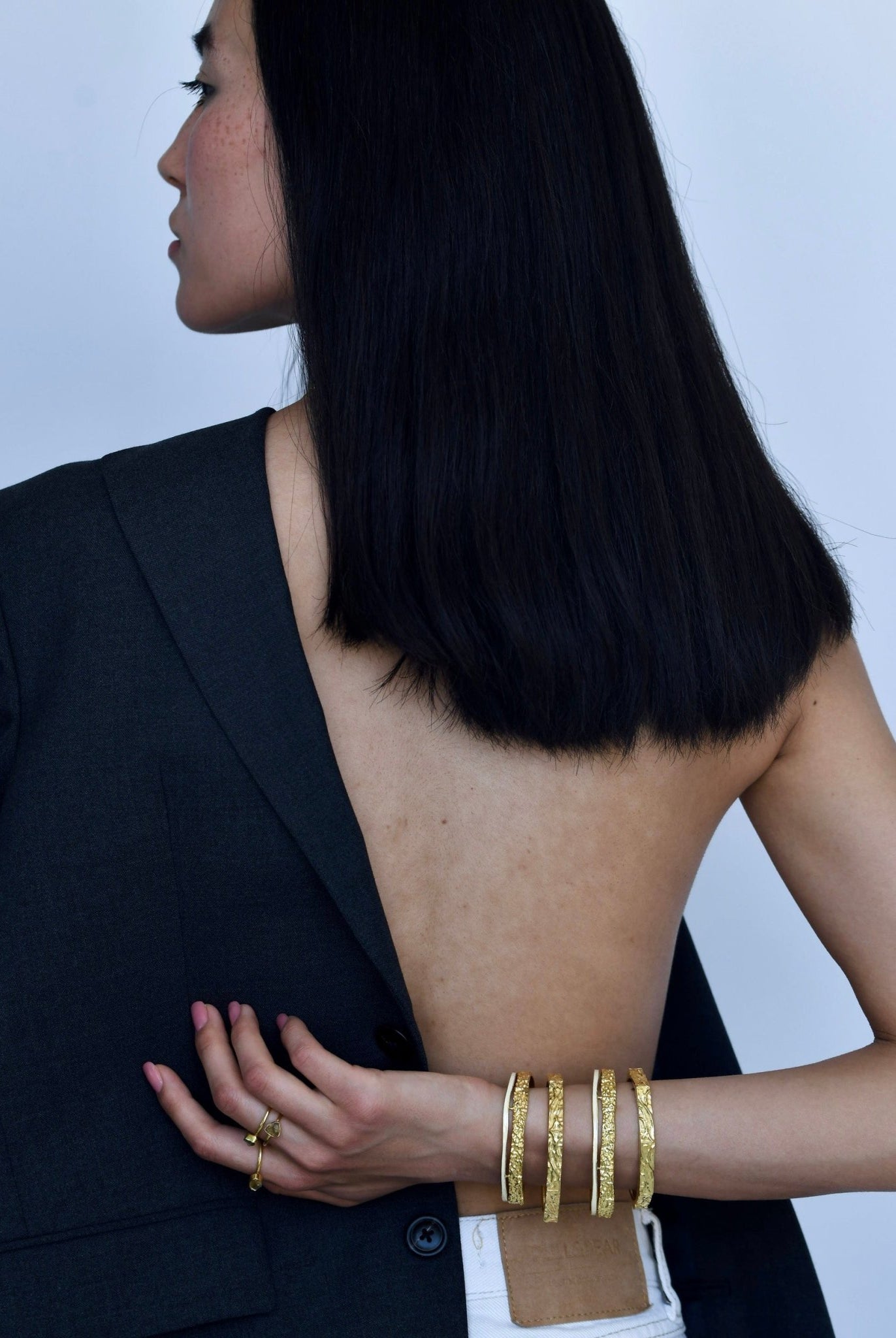 Textured Hexagonal Bracelet - CiceroniBraceletsThe Loom Art