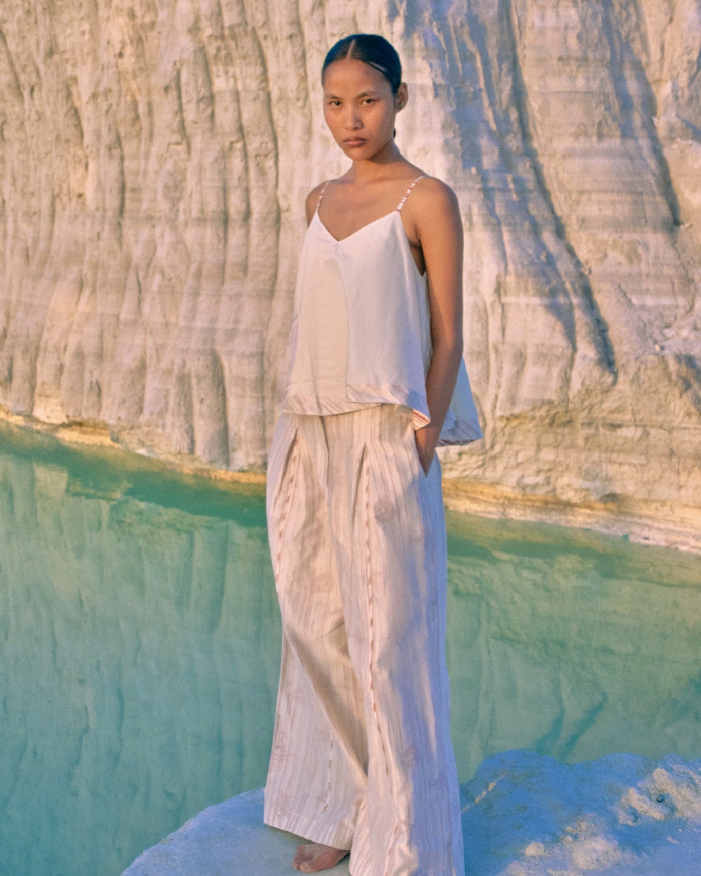 Thazin Strap Top - CiceroniTopsAhmev