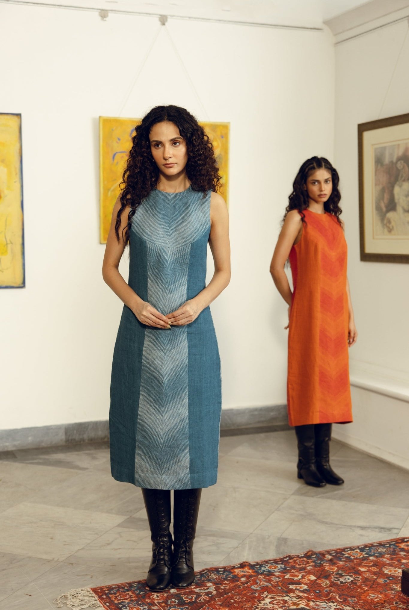 The Angelou Dress - French Blue - CiceroniDressesHiranya