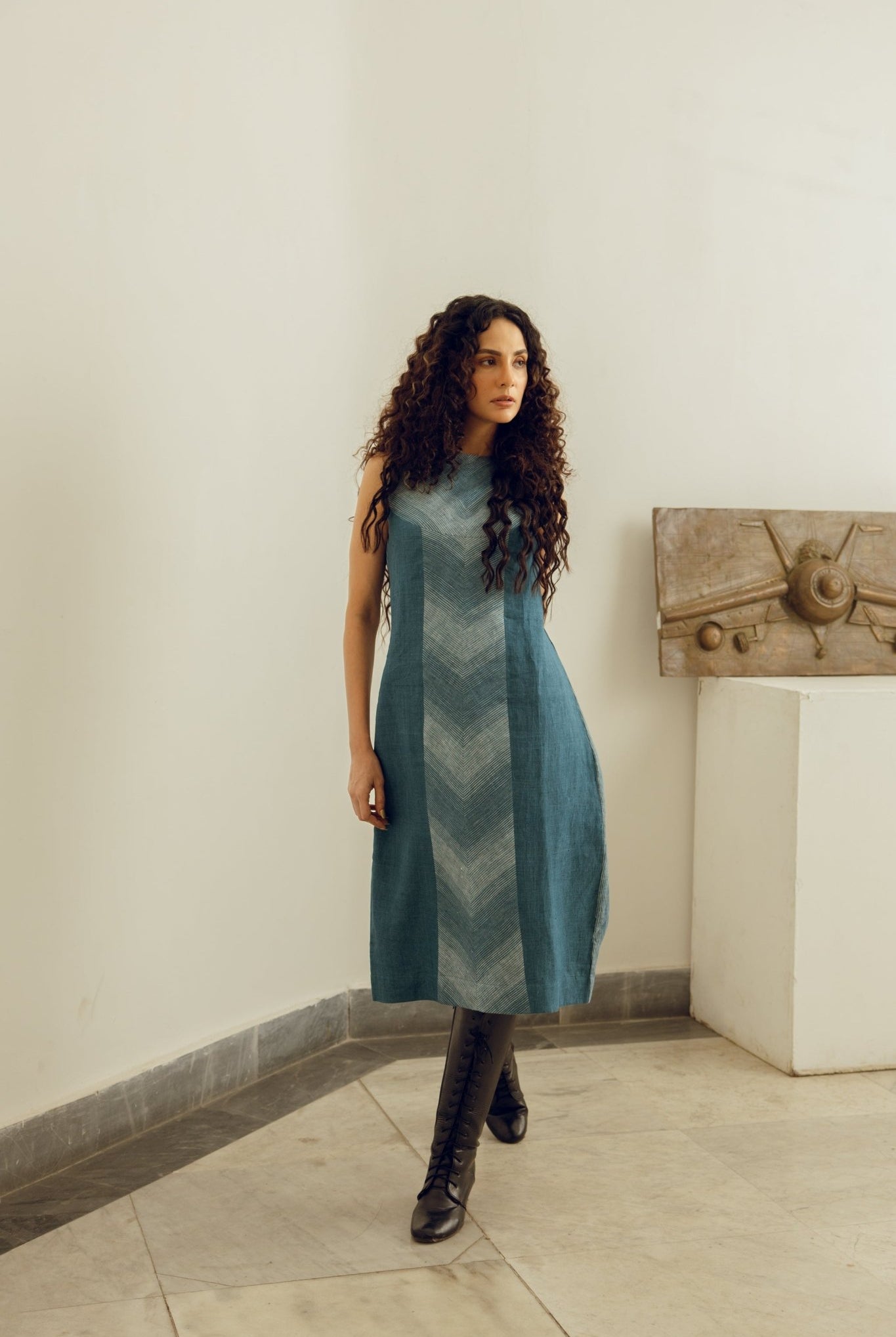 The Angelou Dress - French Blue - CiceroniDressesHiranya