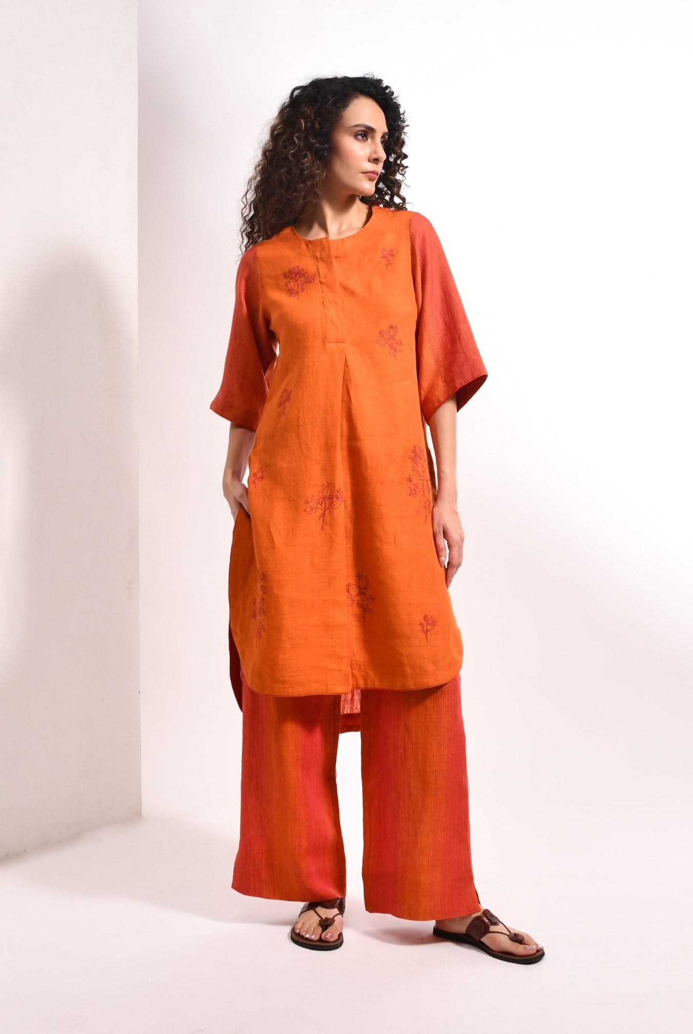 The Arundhati Set - Amber - CiceroniKurta Set, Festive WearHiranya