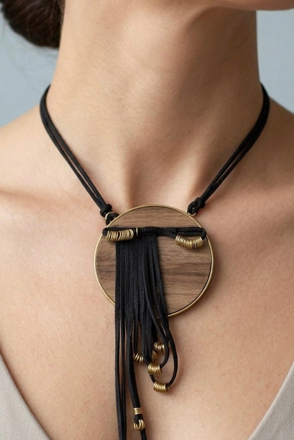 The Eclipse Tassel Necklace - CiceroniNecklaceZaza by Somya
