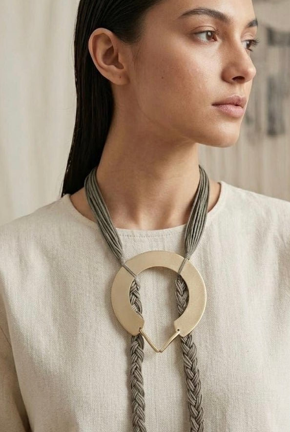 The Orbit Bolo Necklace - CiceroniNecklaceZaza by Somya