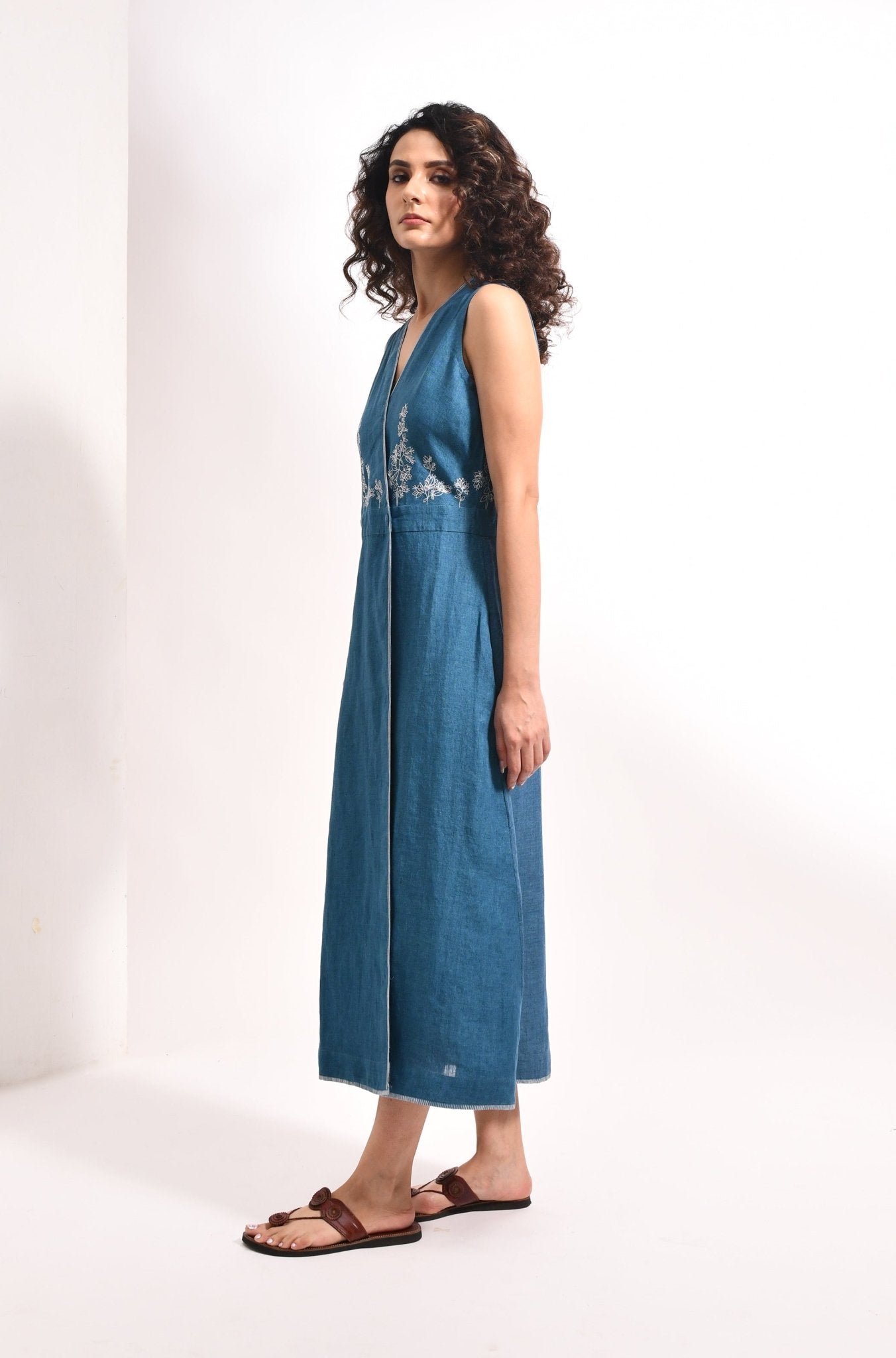 The Ruth Dress - French Blue - CiceroniDressesHiranya