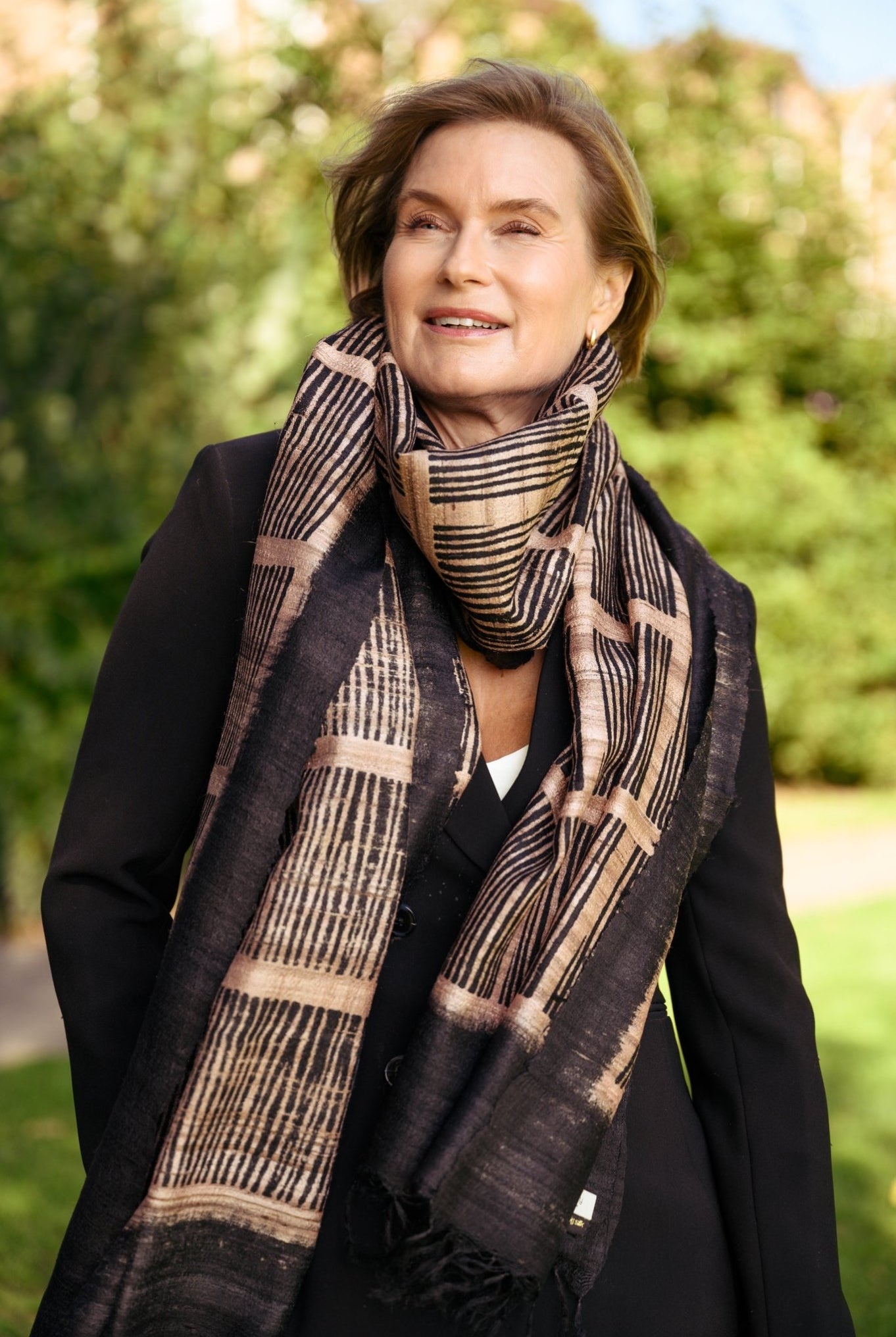 The Shale Peace Silk Scarf - CiceroniScarfAeshaane