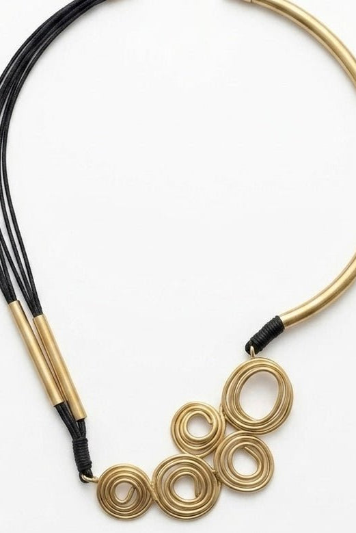 The Spiral Cluster Necklace - CiceroniNecklaceZaza by Somya