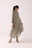 Thea Zinnia Set - Sage Green - CiceroniKurta SetLabel Shreya Sharma