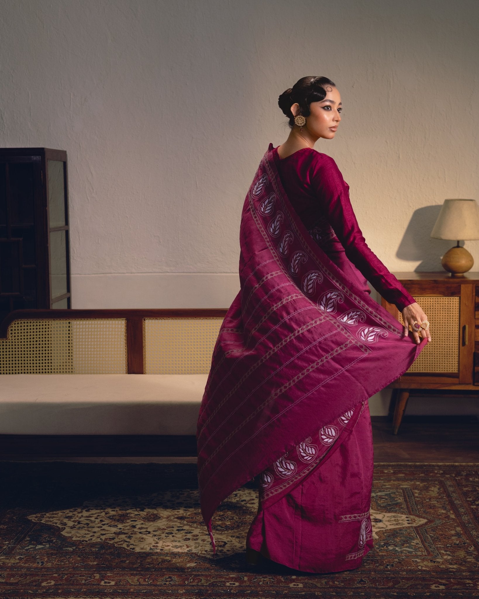 Thumri - Magenta - CiceroniSareeIra