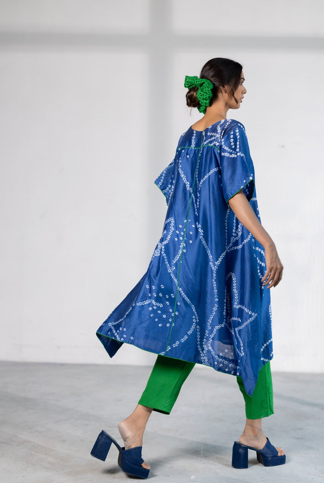 Tidepool Bandhani Kurta - CiceroniKurtaSilai Studio