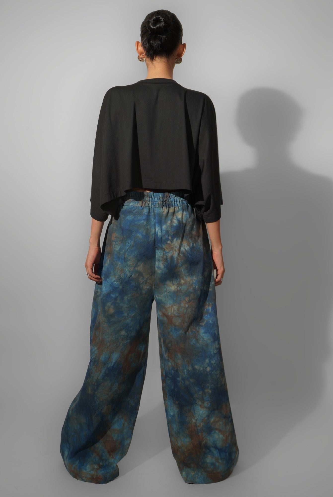 Tie-Dye Denim Trousers - CiceroniTrousersPriyanca Khanna