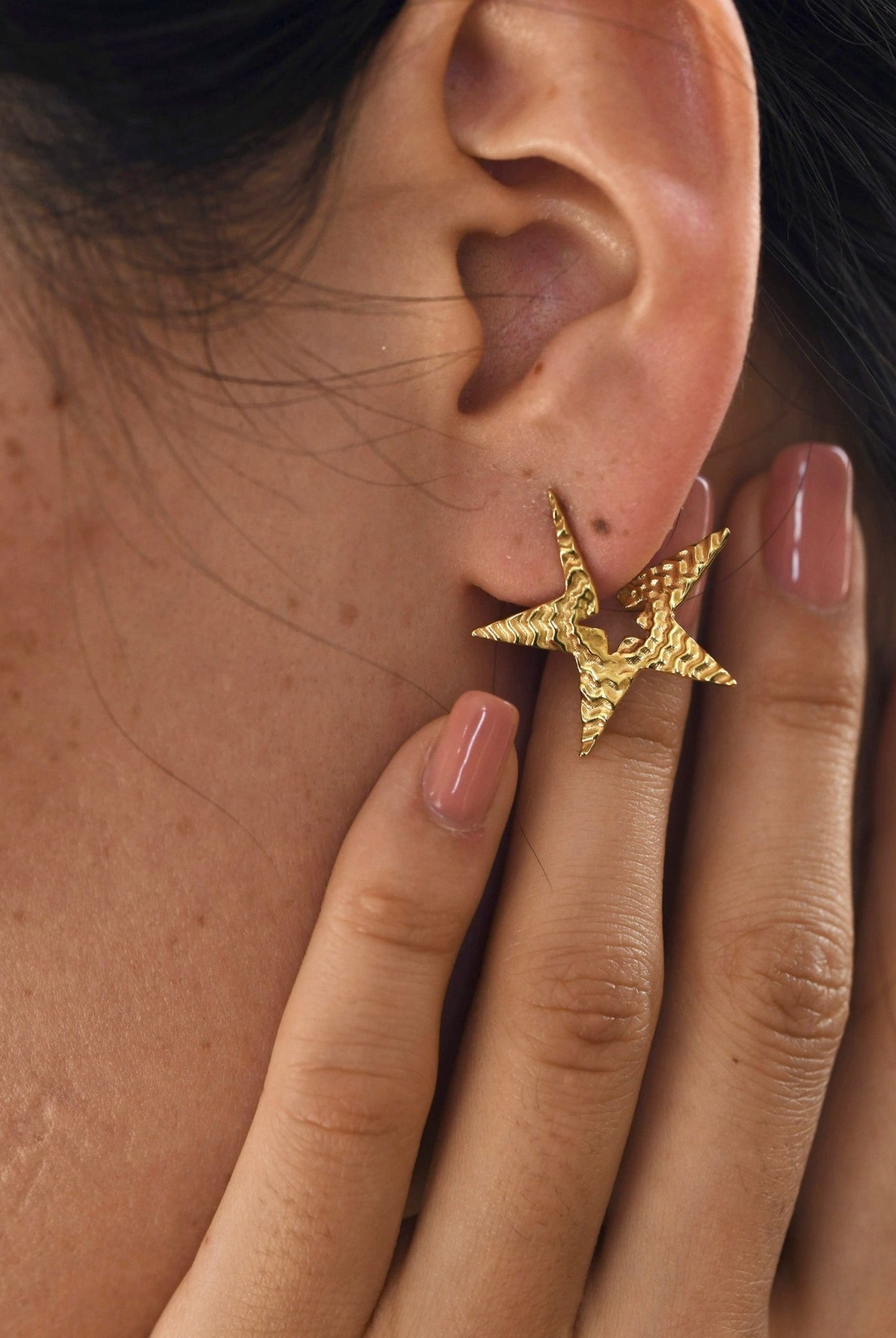Tinted Star Statement Ear Studs - CiceroniStudsThe Loom Art