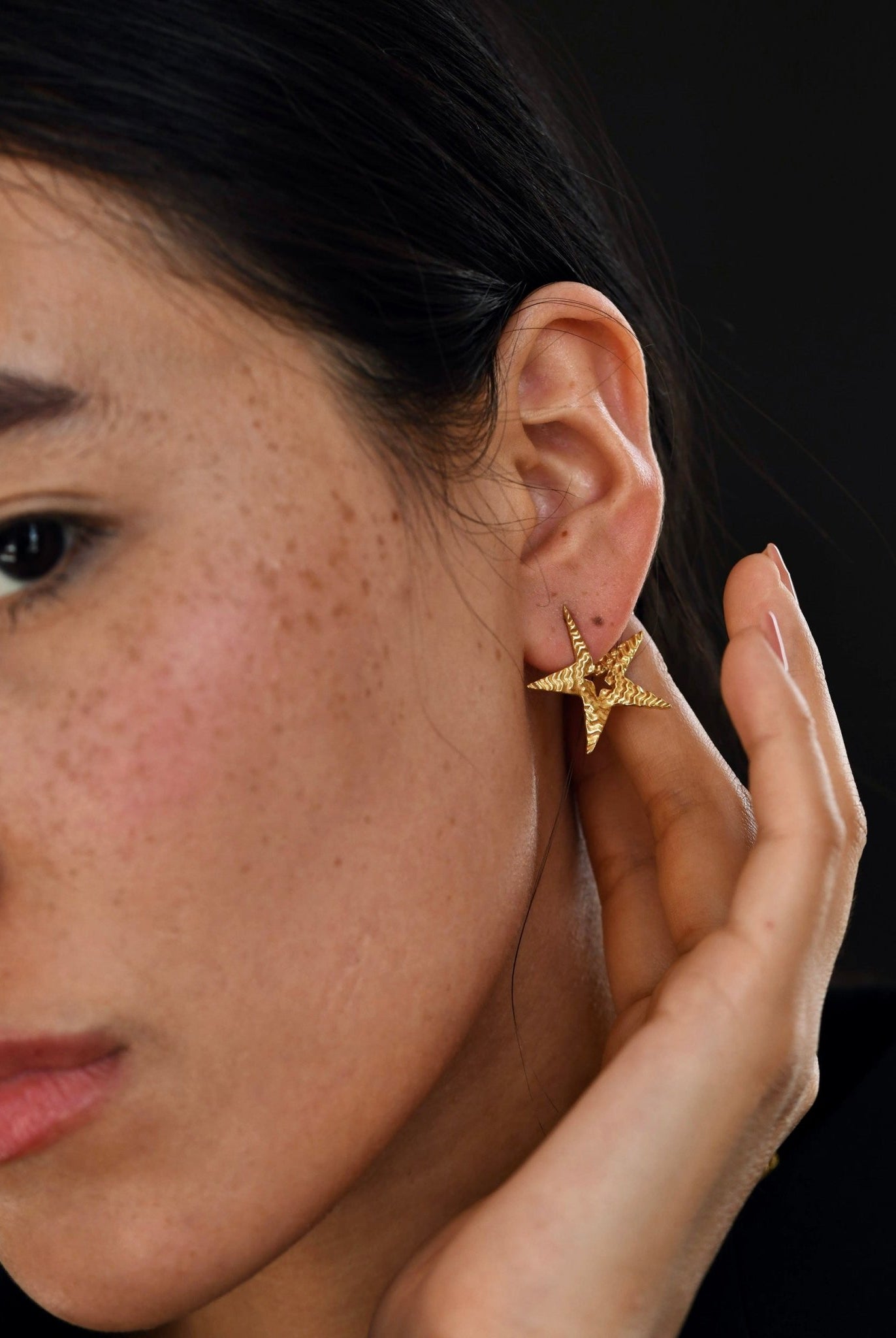 Tinted Star Statement Ear Studs - CiceroniStudsThe Loom Art