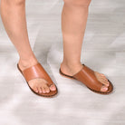 Tip Toe Rivets - Tan - CiceroniFlatsZanzibar Living