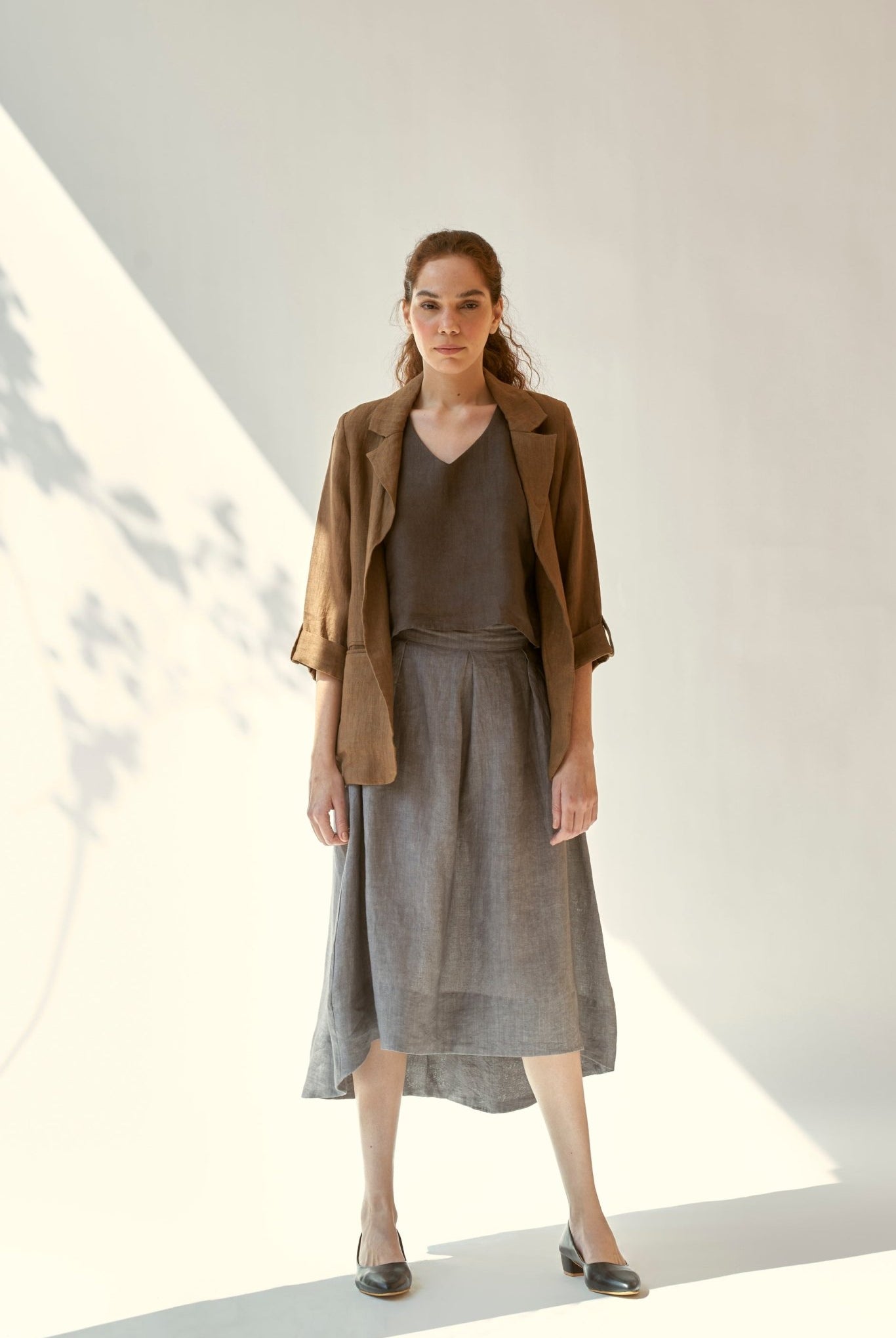 Today's Mood Skirt - Ash Grey - CiceroniSkirtsPaeony