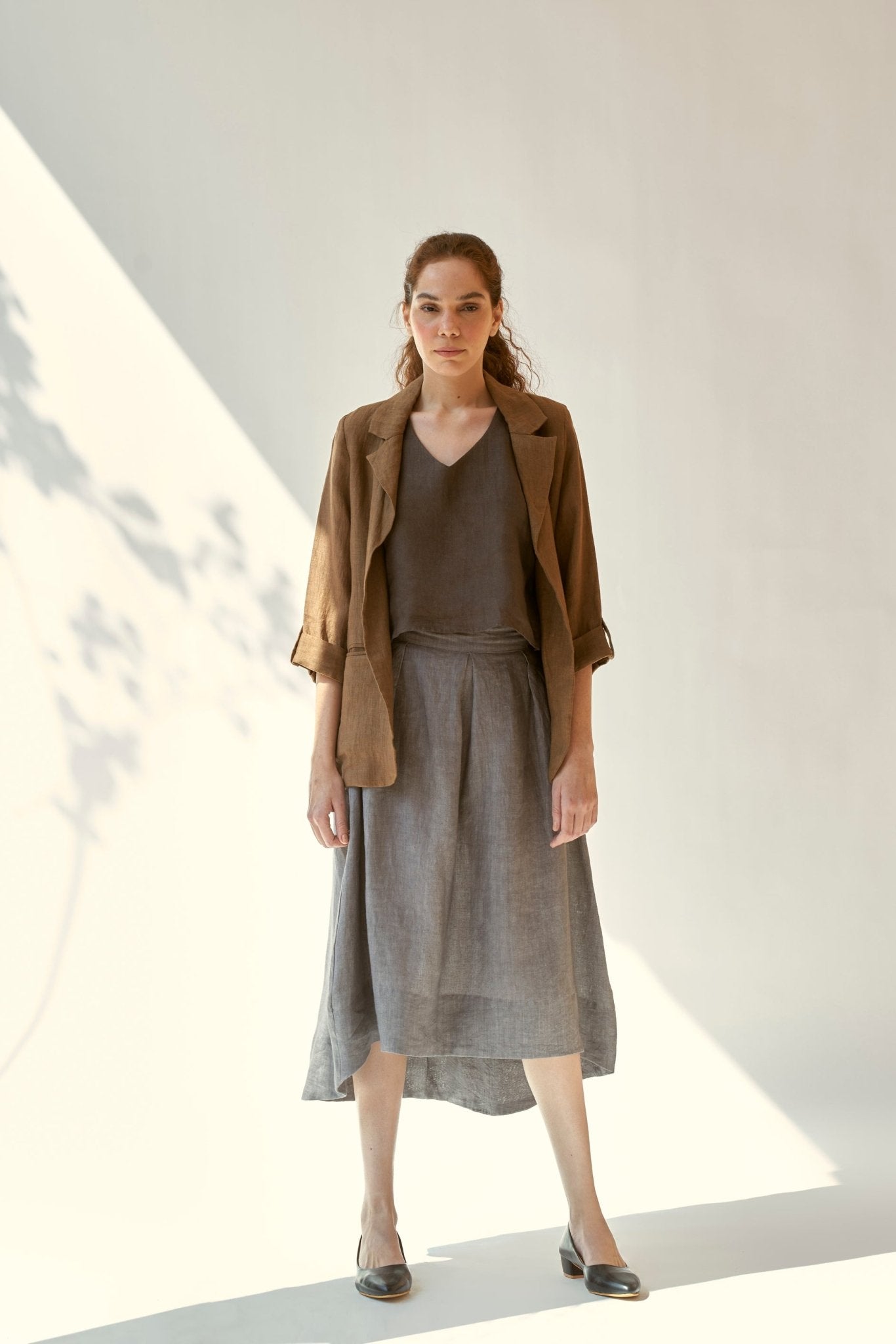 Today's Mood Skirt - Ash Grey - CiceroniSkirtsPaeony