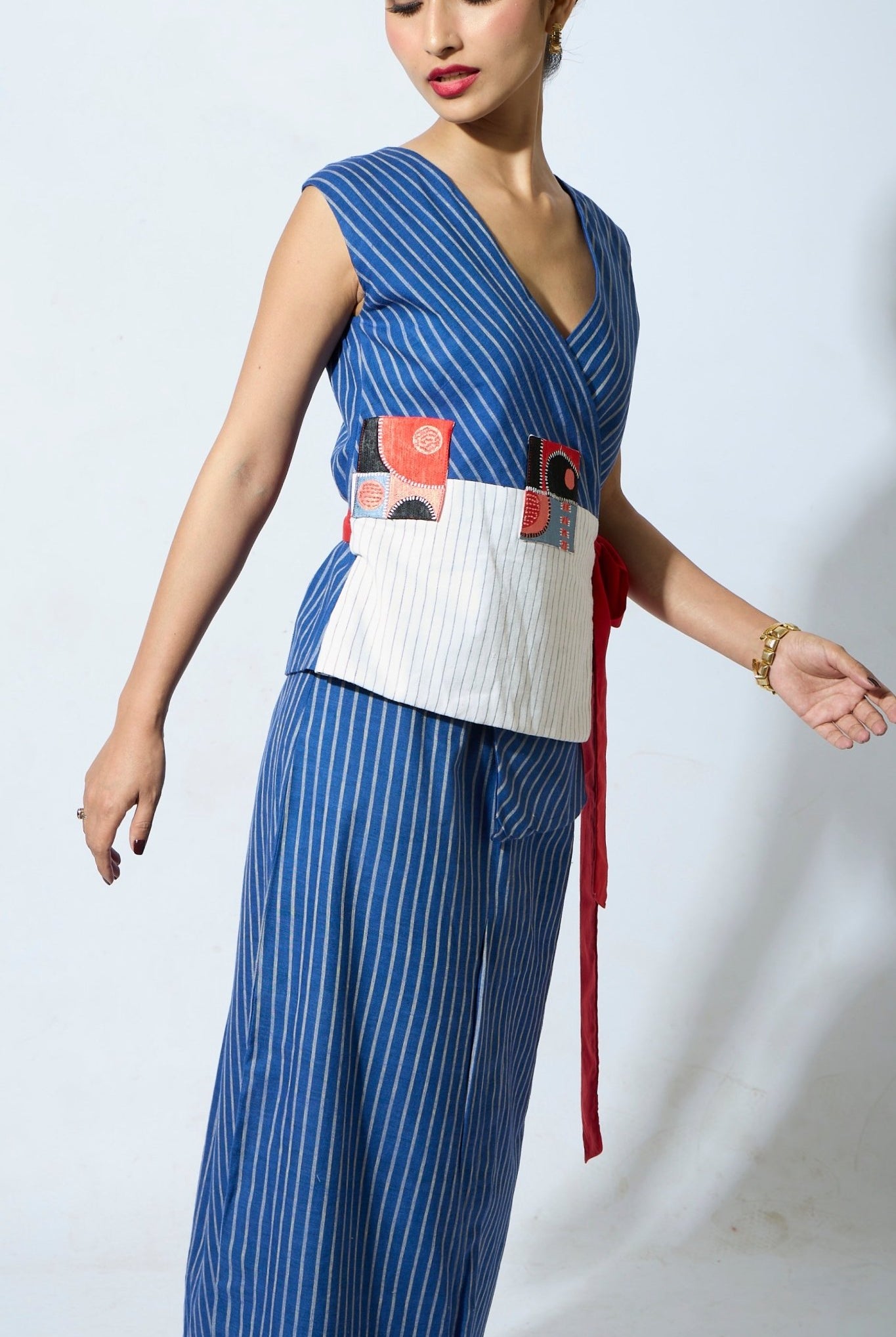 Transcendence Kimono Wrap set - CiceroniSkirt SetArtbeats by Keerthana