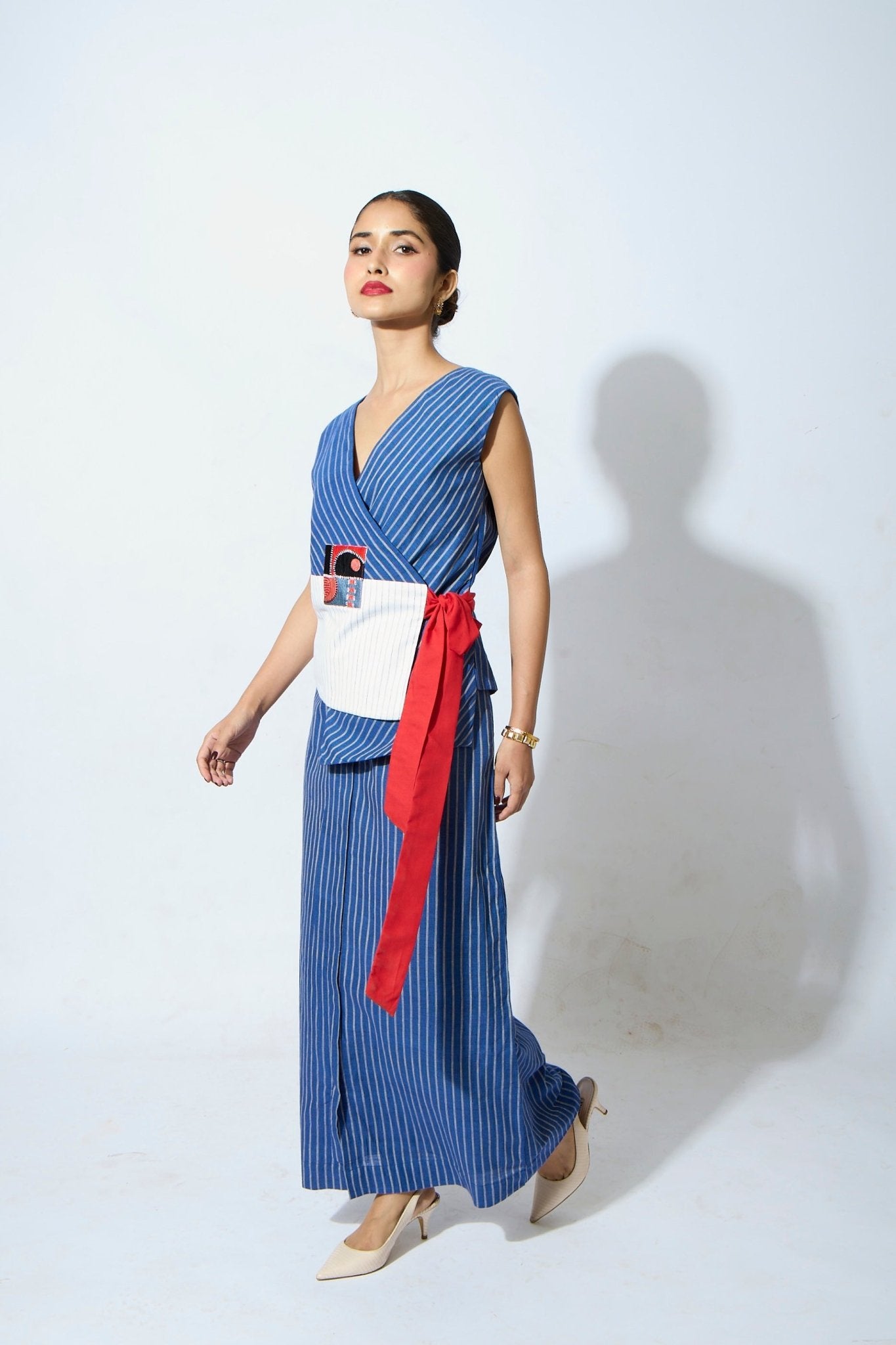 Transcendence Kimono Wrap set - CiceroniSkirt SetArtbeats by Keerthana