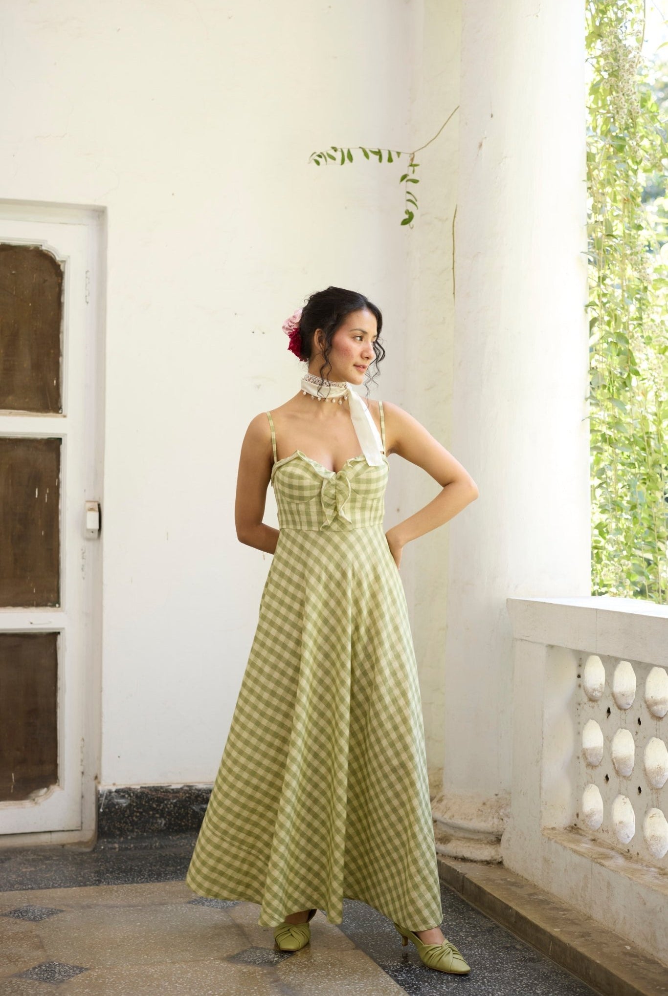 Tressa Dress - Green - CiceroniDressesKhyati Rughani