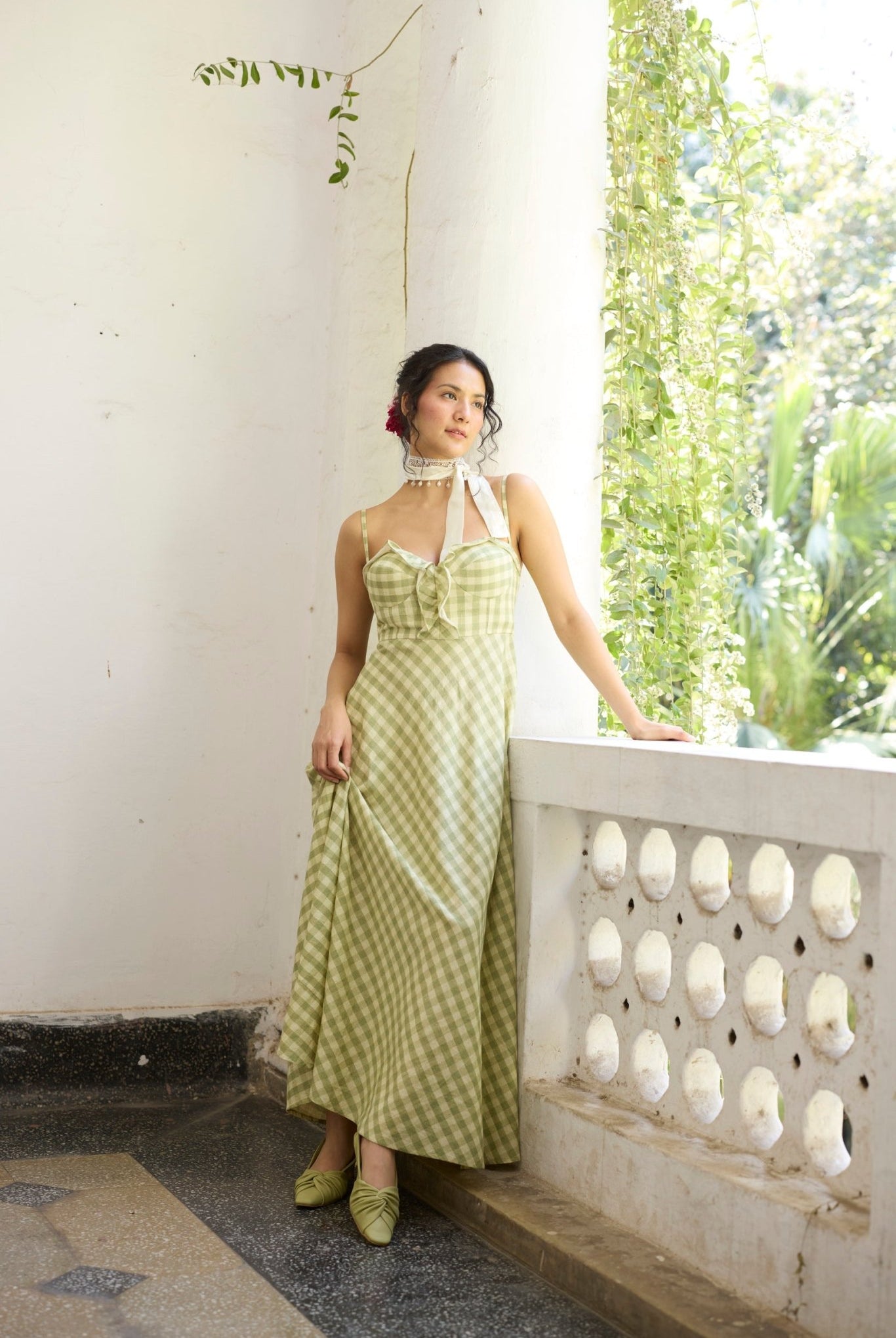 Tressa Dress - Green - CiceroniDressesKhyati Rughani