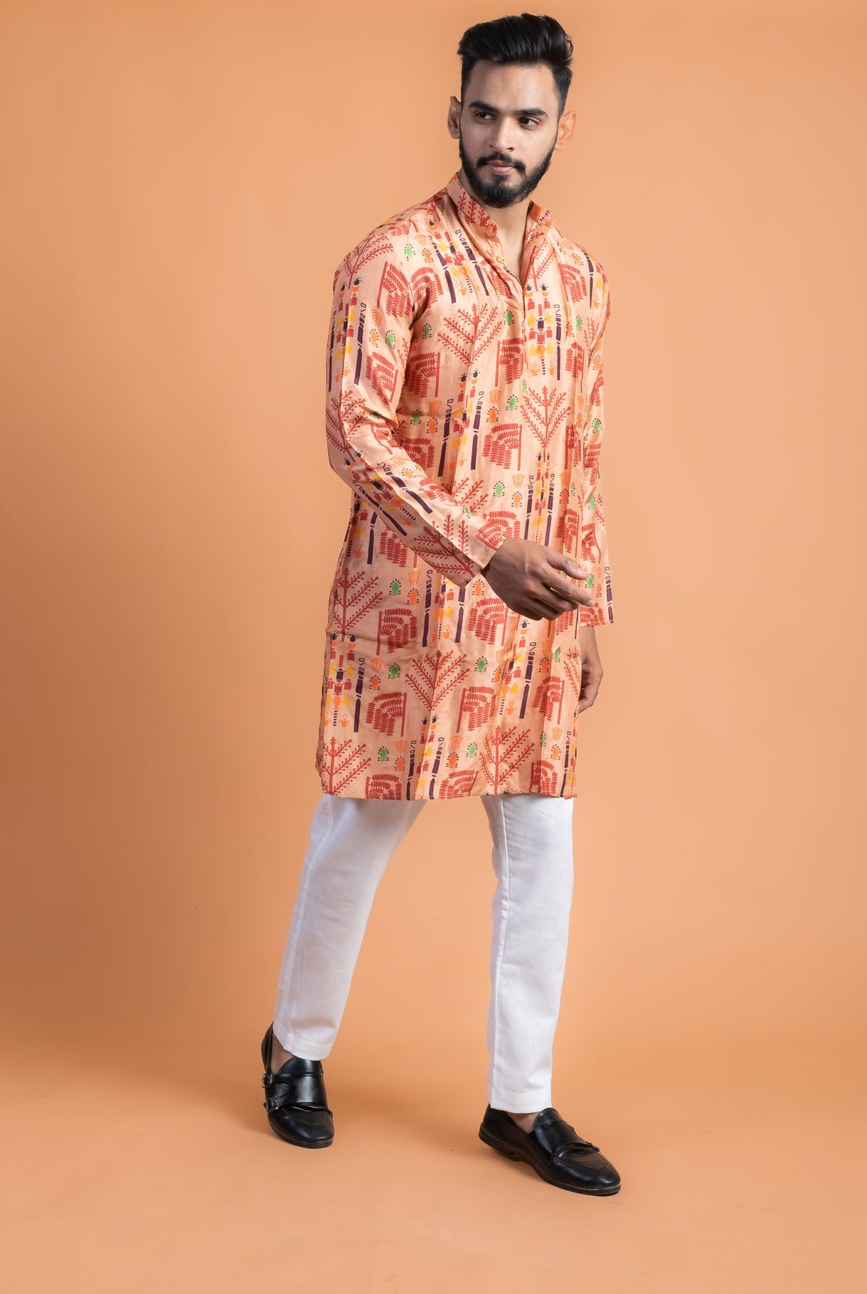Tribal Print Kurta - CiceroniKurta, Festive WearHouse Of K.C
