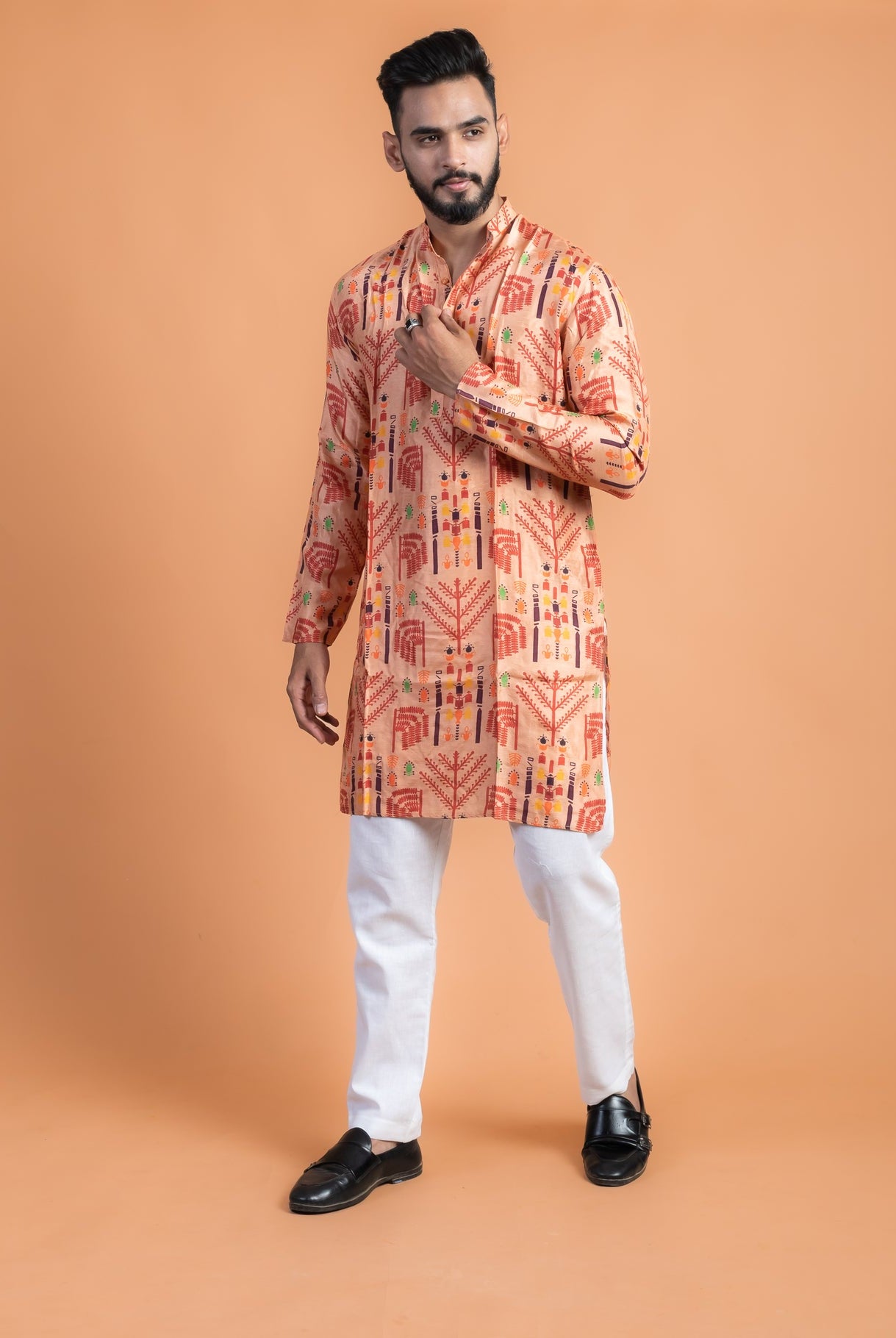 Tribal Print Kurta - CiceroniKurta, Festive WearHouse Of K.C
