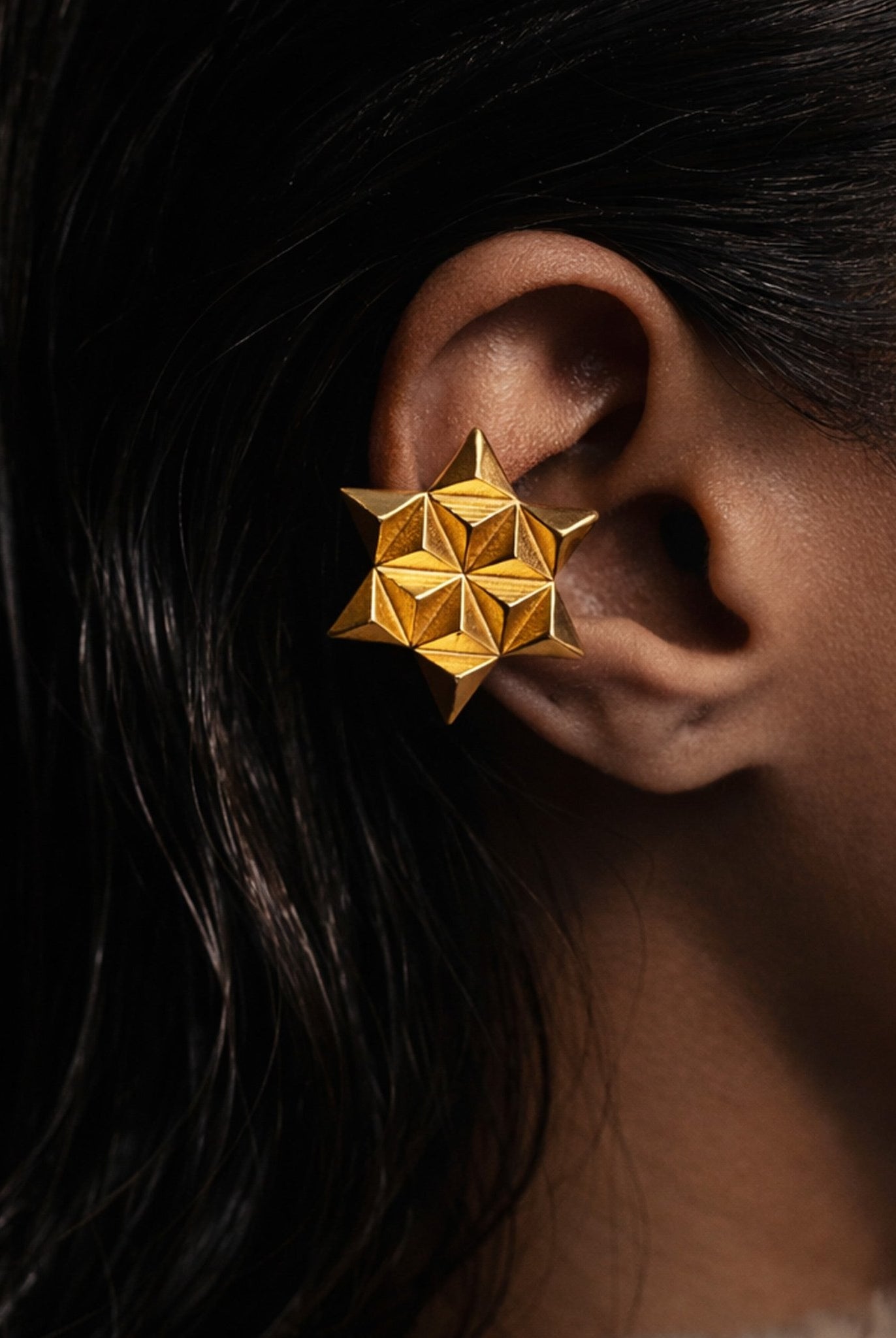 Trine Ear Cuff - Single Ear - CiceroniEarringsNO.NA.MÈ