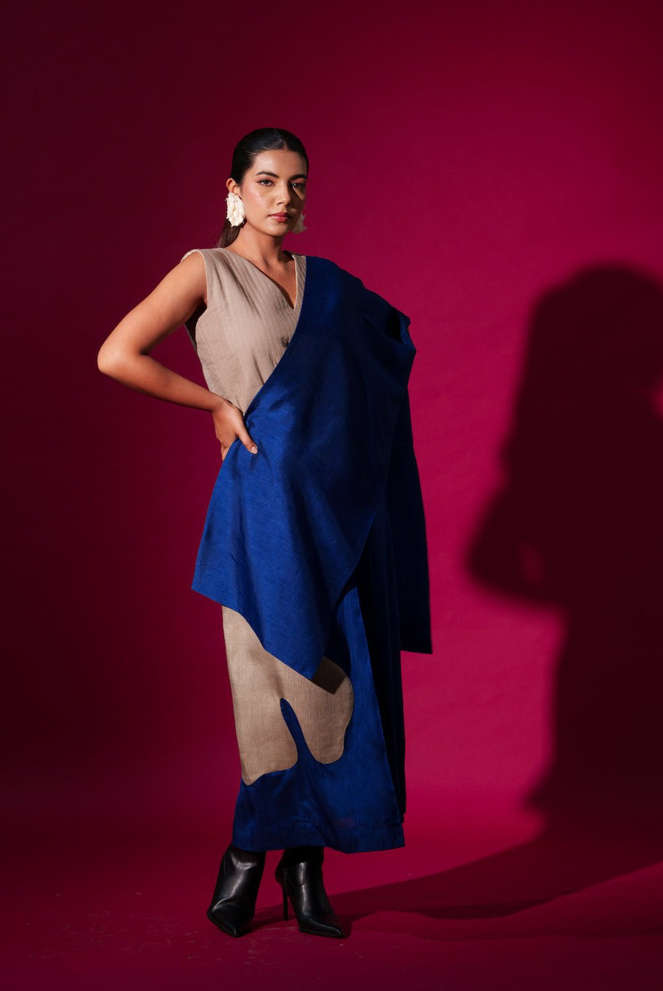 Tulip App Saree Dress - CiceroniDressesStoique