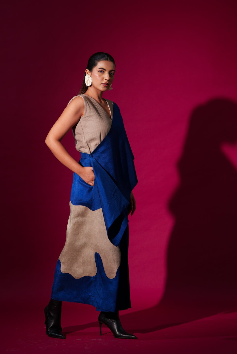 Tulip App Saree Dress - CiceroniDressesStoique