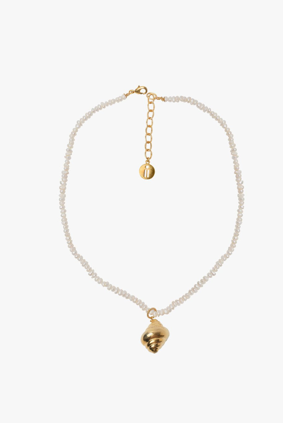 Tulip Shell Pearl Necklace - CiceroniNeckpieceEquiivalence