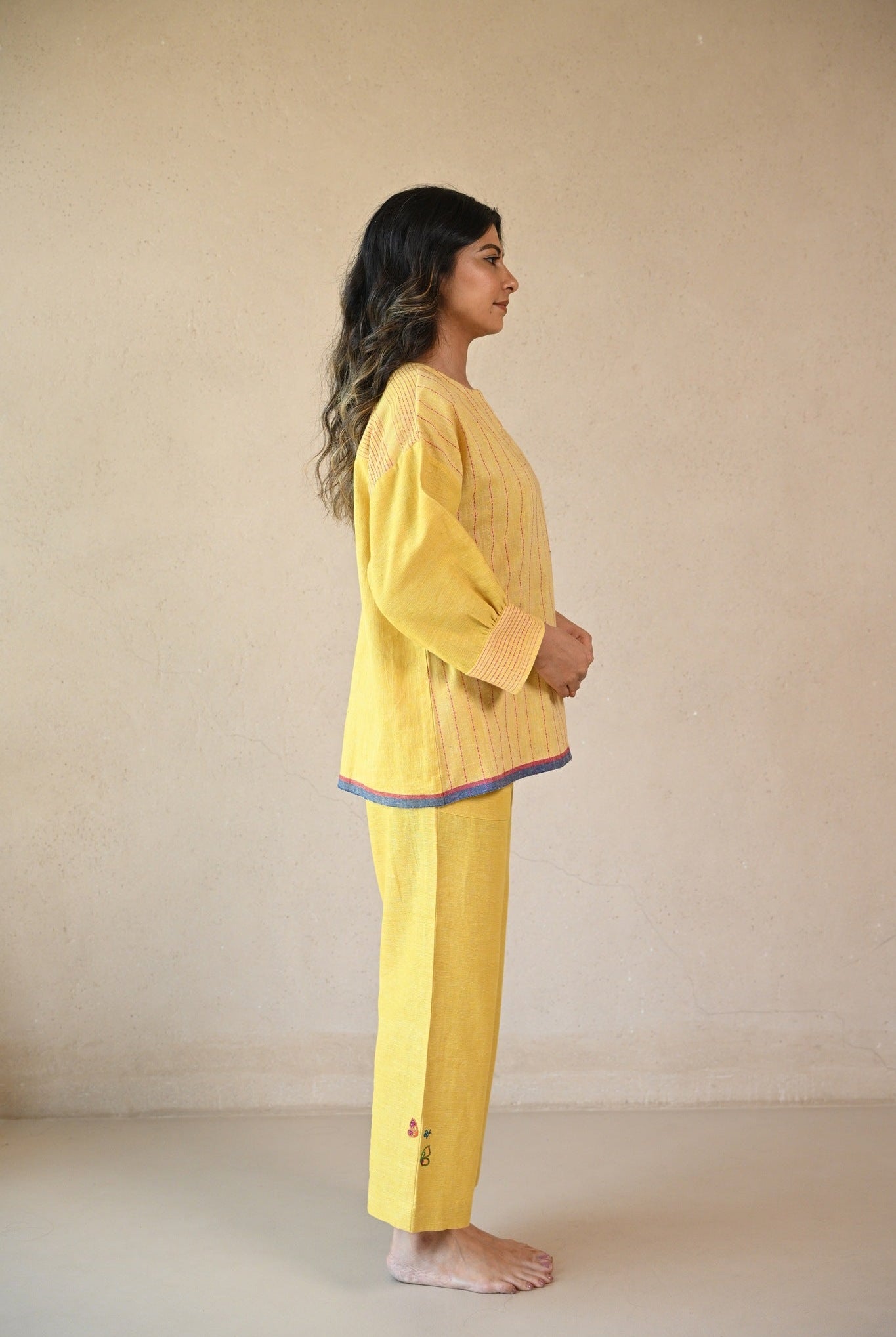 Twilight Tunic - Sunny Yellow - CiceroniTopsRang by Rajvi