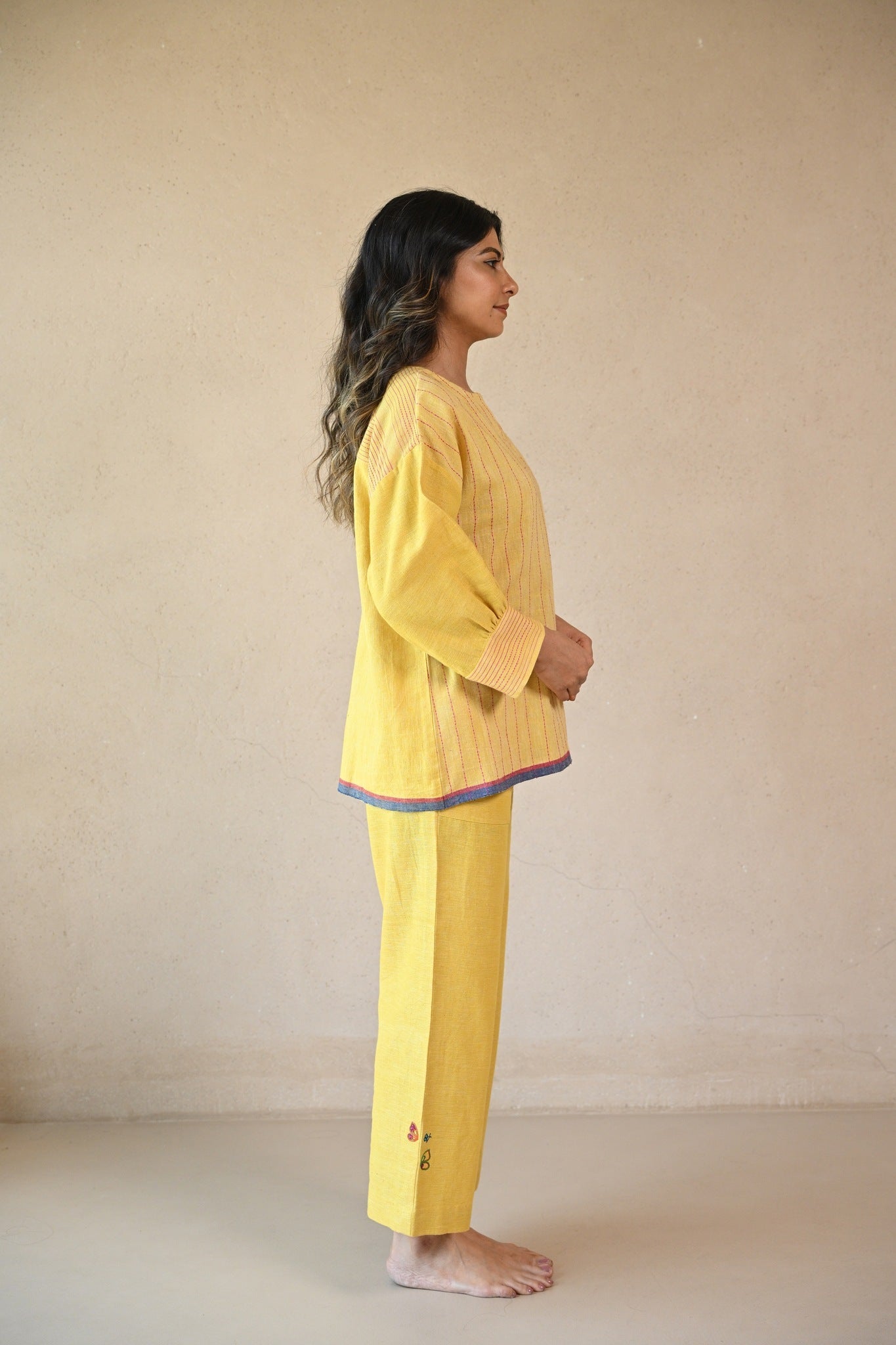 Twilight Tunic - Sunny Yellow - CiceroniTopsRang by Rajvi