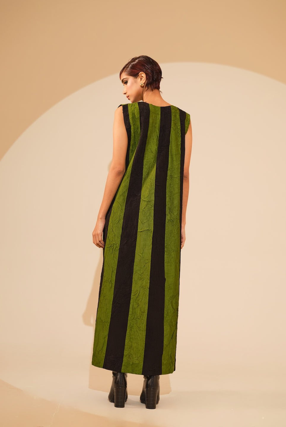 Twin Dress - Jade and Black - CiceroniDressesStoique