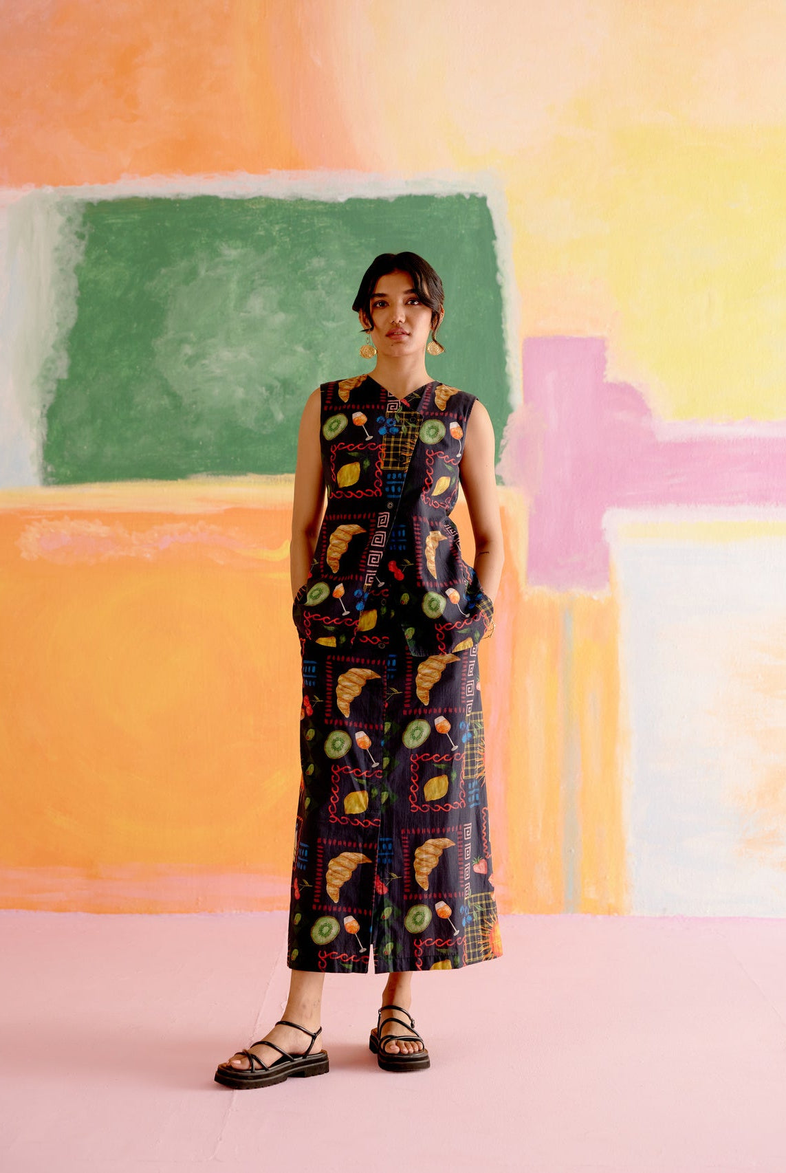 Ukiyo Co - ord Skirt Set in Aloha Print - CiceroniSkirt SetHappi Space