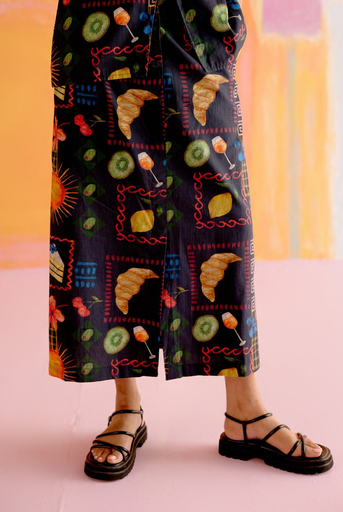 Ukiyo Co - ord Skirt Set in Aloha Print - CiceroniSkirt SetHappi Space