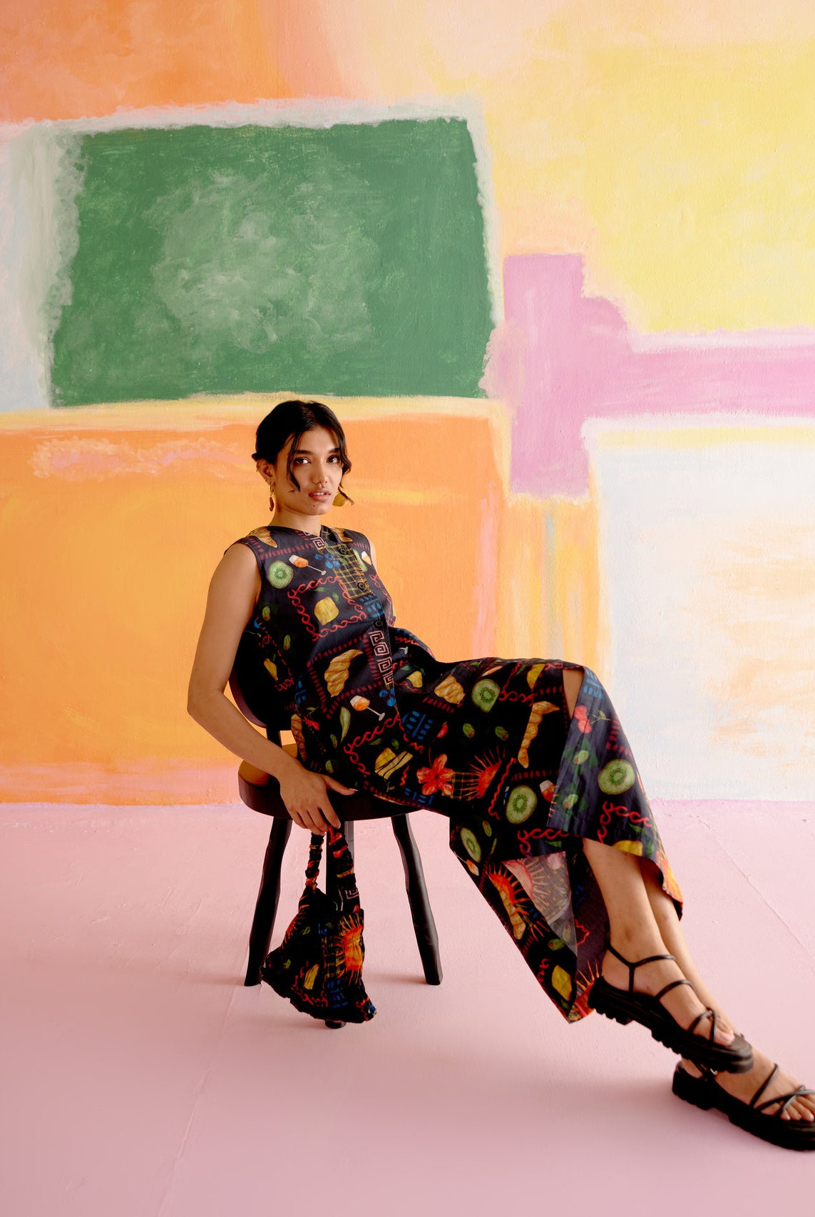 Ukiyo Co - ord Skirt Set in Aloha Print - CiceroniSkirt SetHappi Space