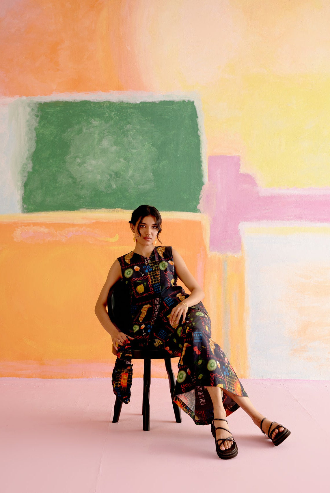 Ukiyo Co - ord Skirt Set in Aloha Print - CiceroniSkirt SetHappi Space