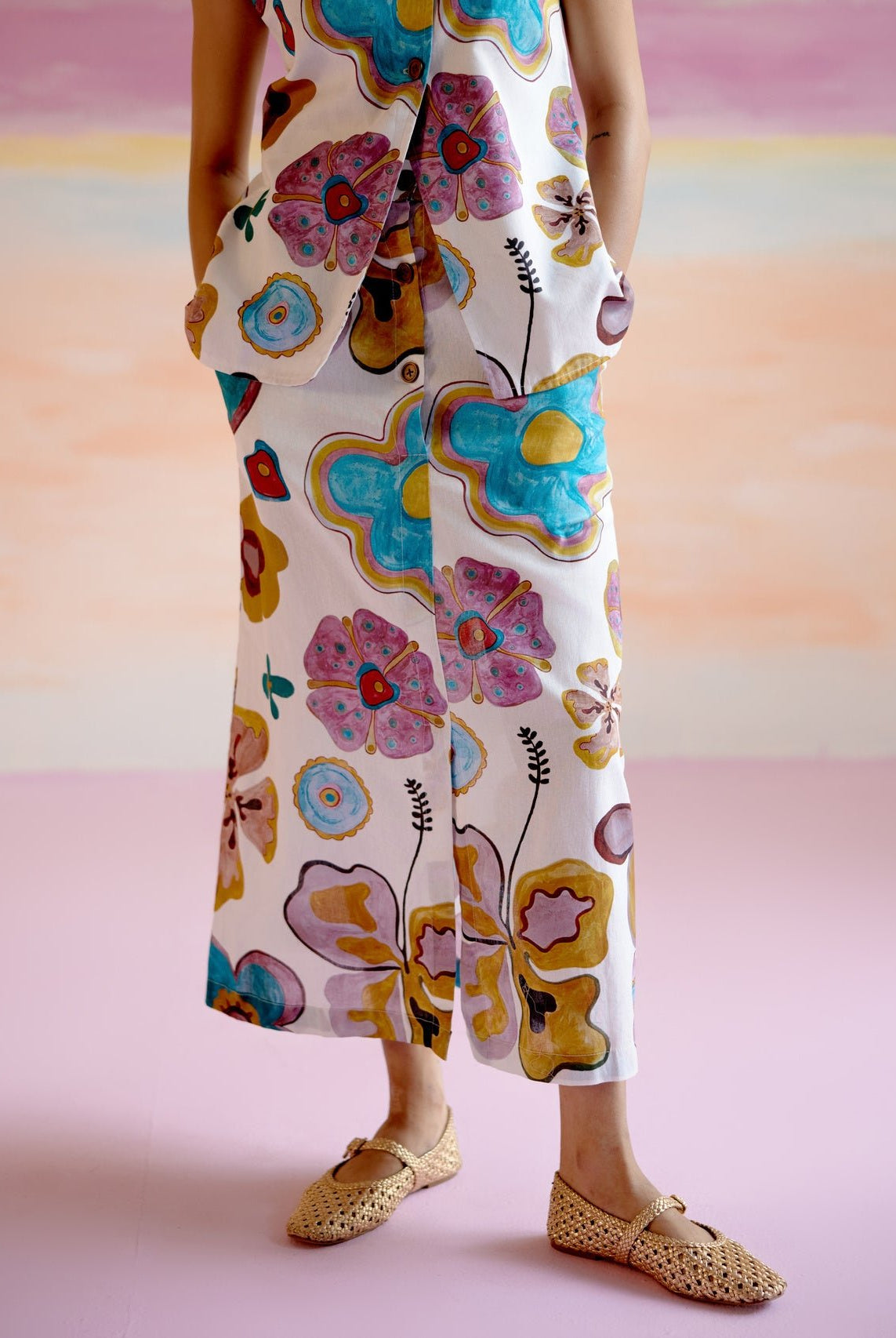 Ukiyo Co - ord Skirt Set - CiceroniSkirt SetHappi Space