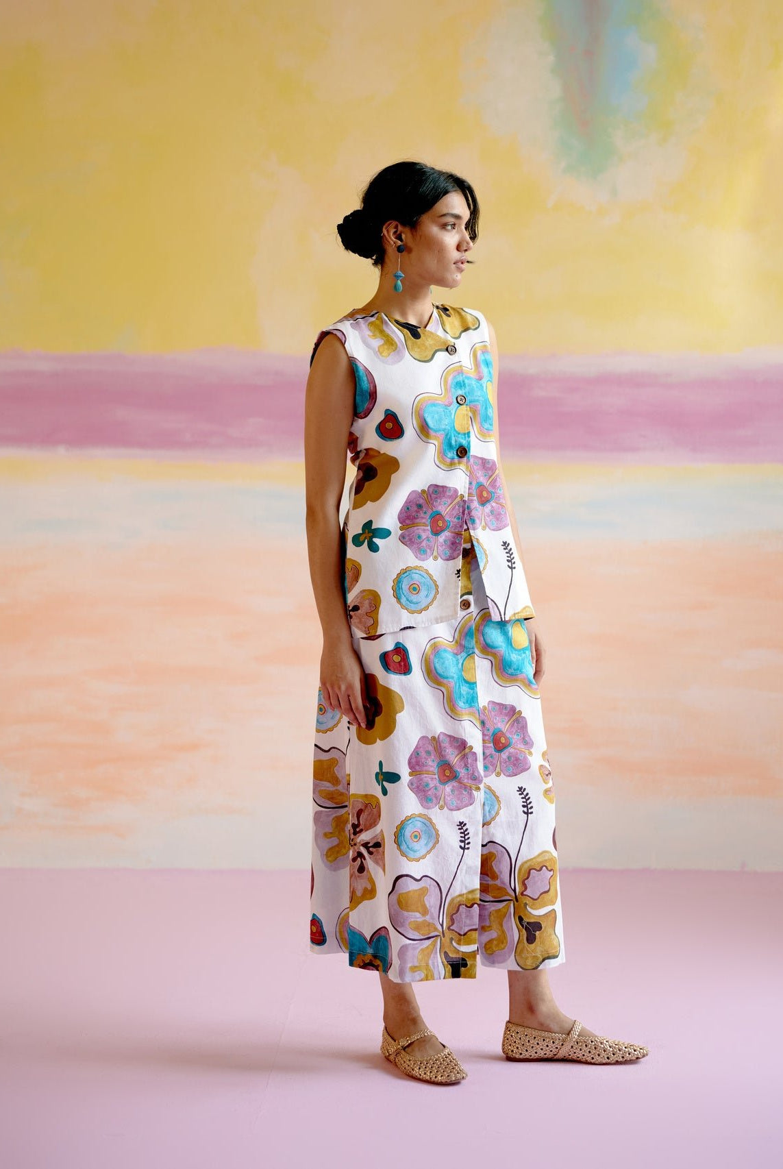 Ukiyo Co - ord Skirt Set - CiceroniSkirt SetHappi Space