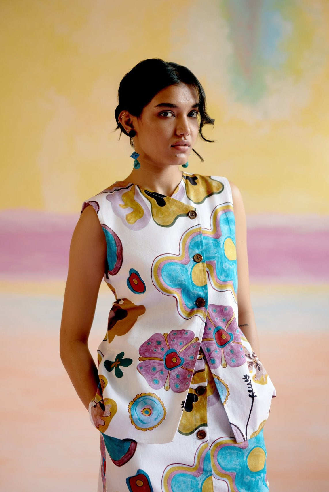 Ukiyo Co - ord Skirt Set - CiceroniSkirt SetHappi Space