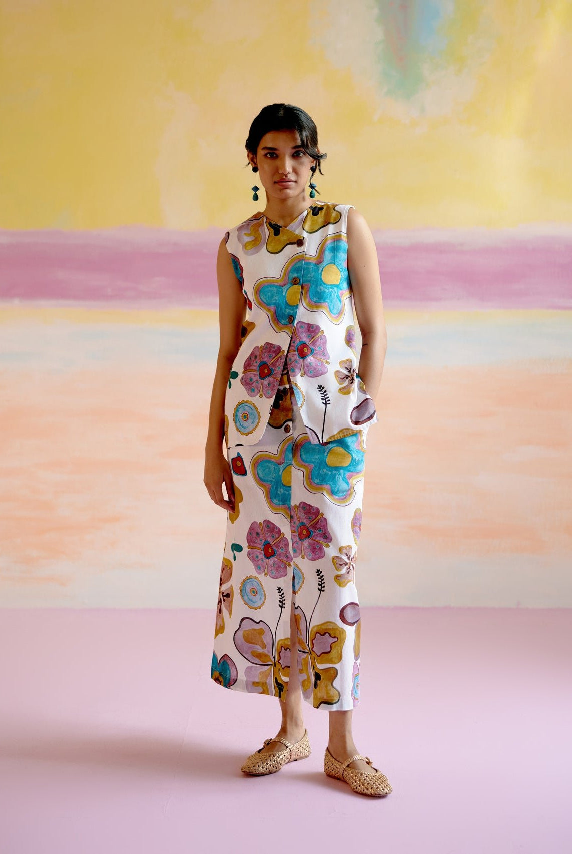 Ukiyo Co - ord Skirt Set - CiceroniSkirt SetHappi Space