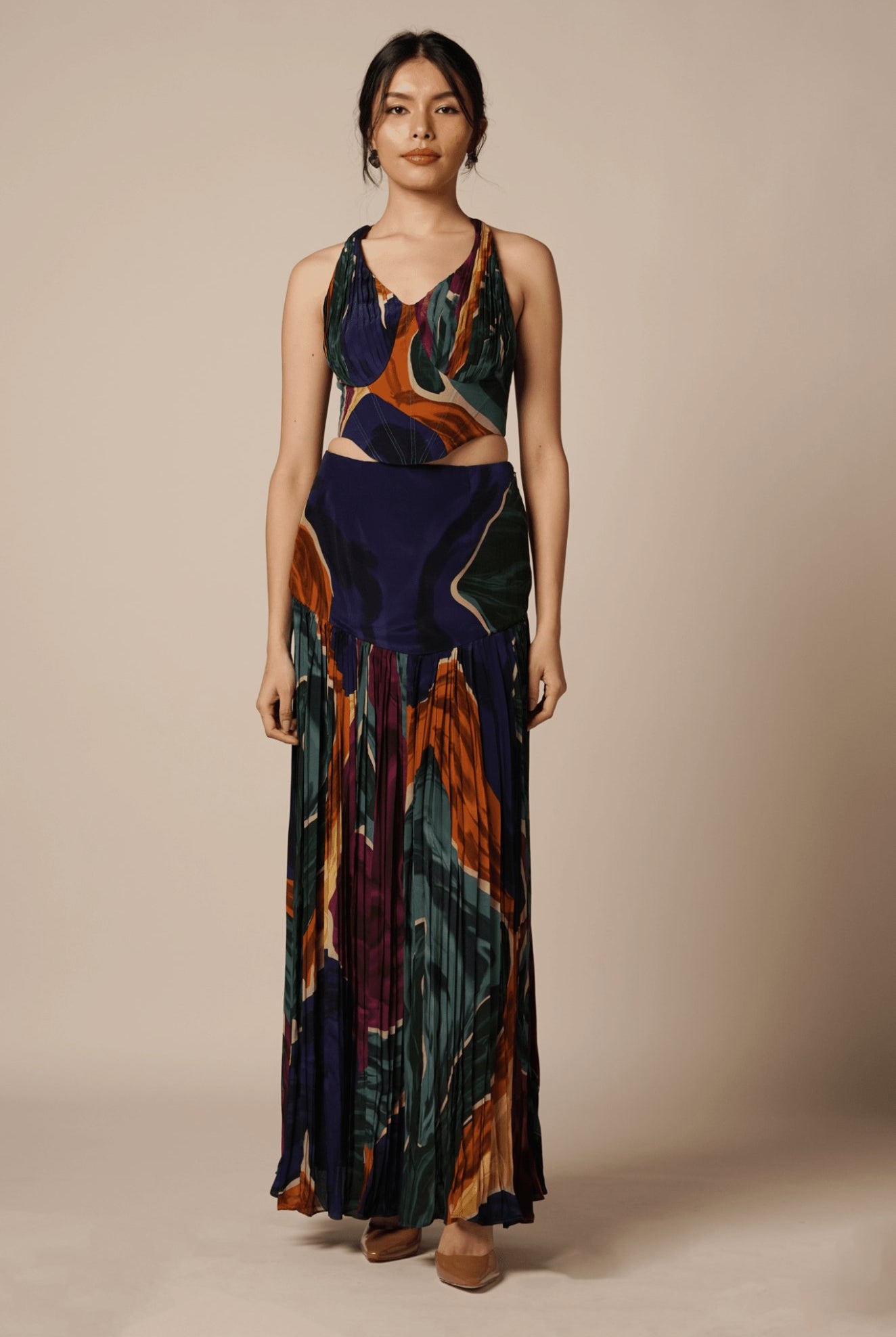 Umi Gathered Skirt - CiceroniSkirtsAdvait