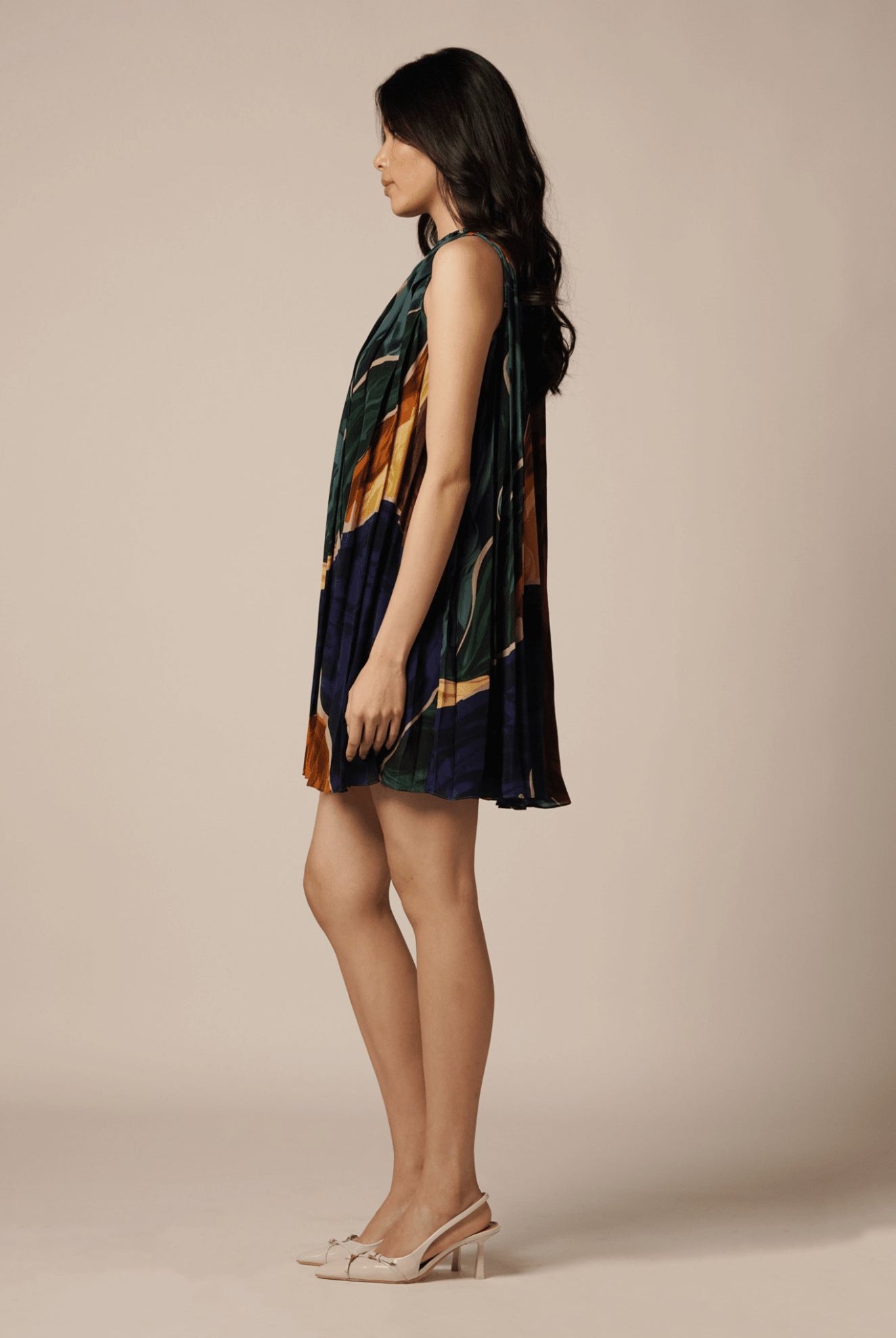 Umi Pleated Dress - CiceroniDressesAdvait