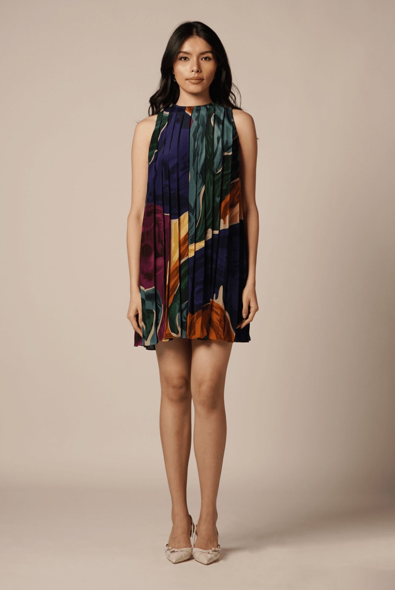 Umi Pleated Dress - CiceroniDressesAdvait