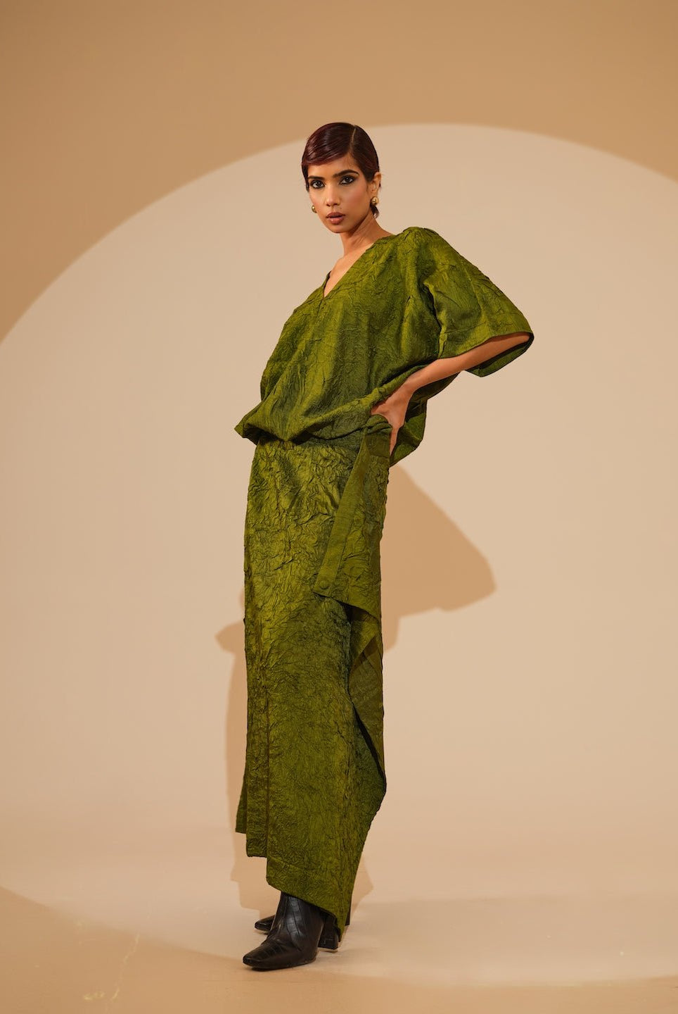 Unfold Dress - Jade Green - CiceroniDressesStoique