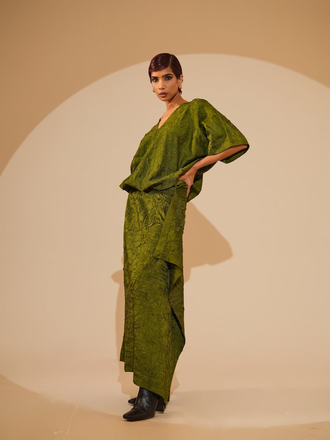 Unfold Dress - Jade Green - CiceroniDressesStoique