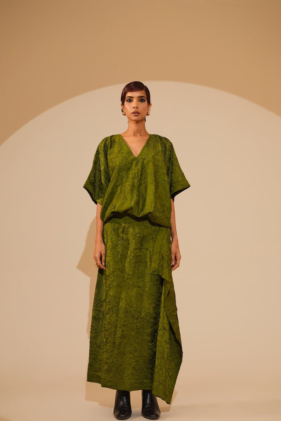 Unfold Dress - Jade Green - CiceroniDressesStoique