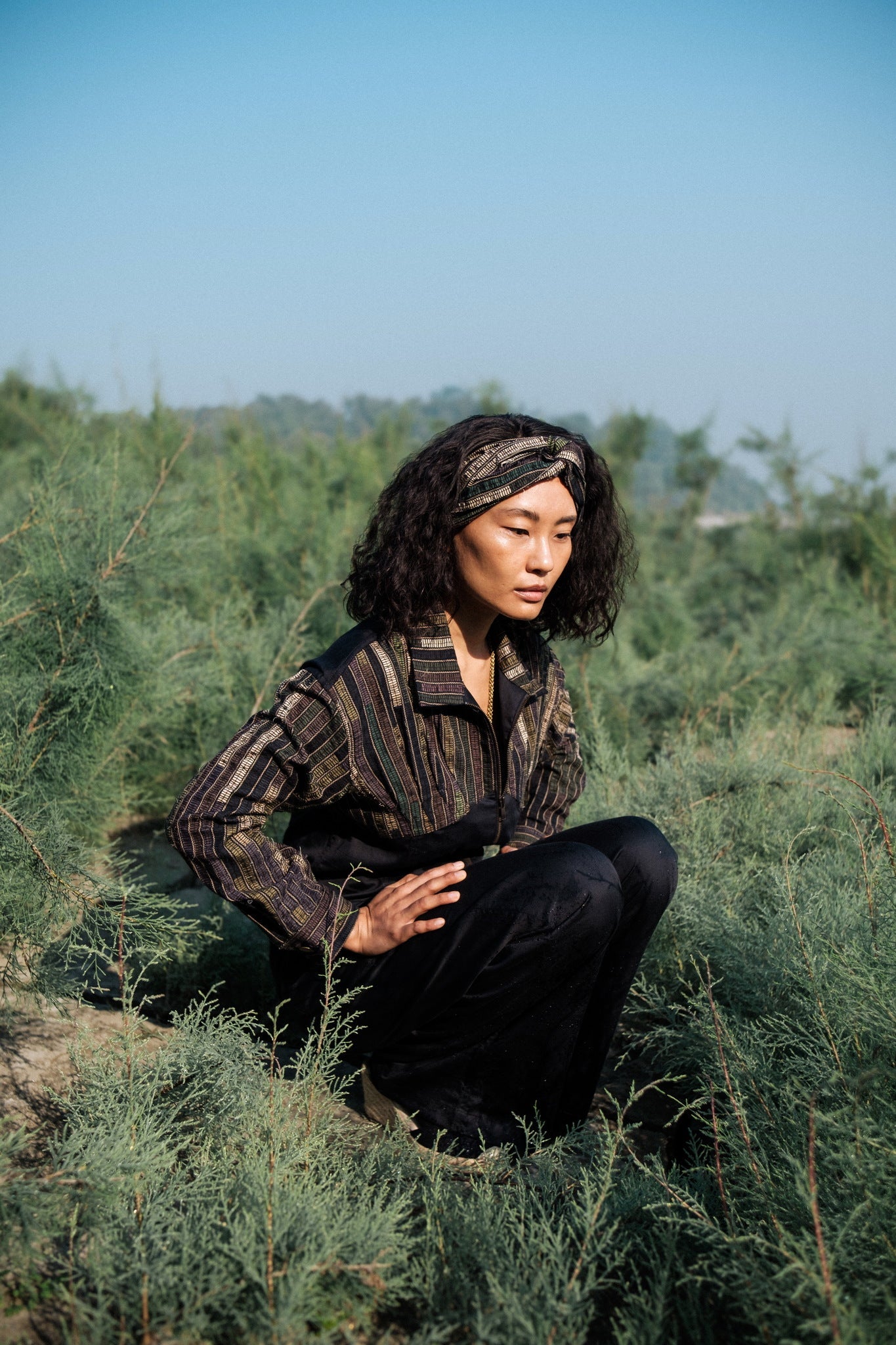 Upcycled Arizona Shirt - Black Copper - CiceroniWomen ShirtsThe Terra Tribe