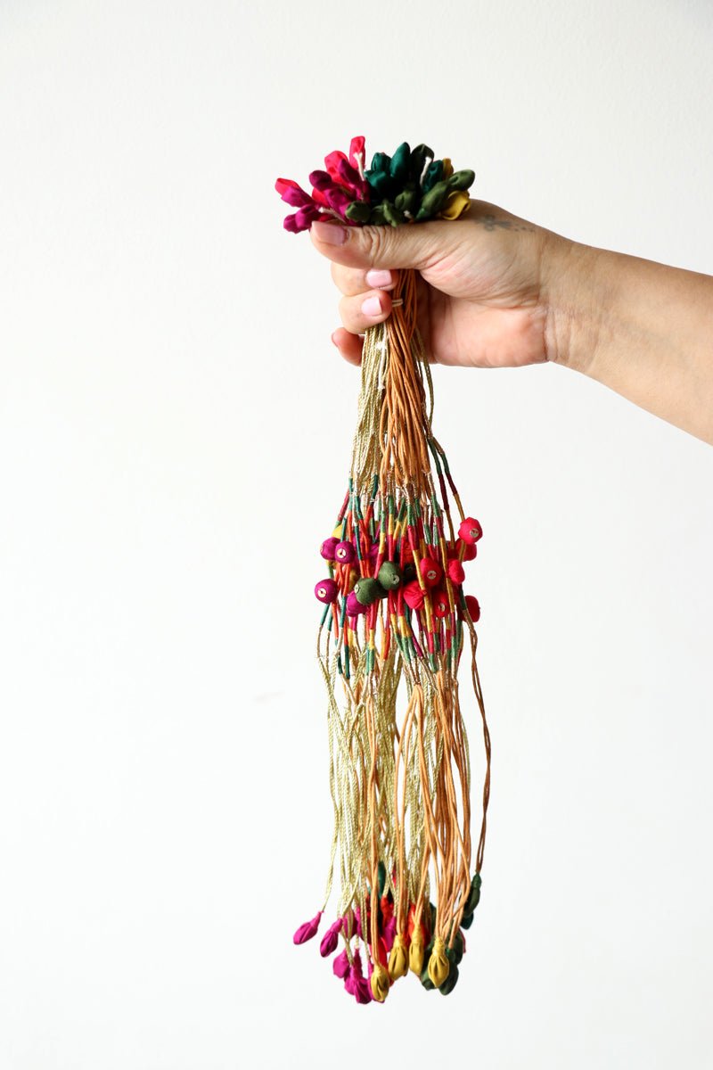 Upcycled Artisanal Rakhis - Set of 12 - CiceroniRakhiLukka Chuppi