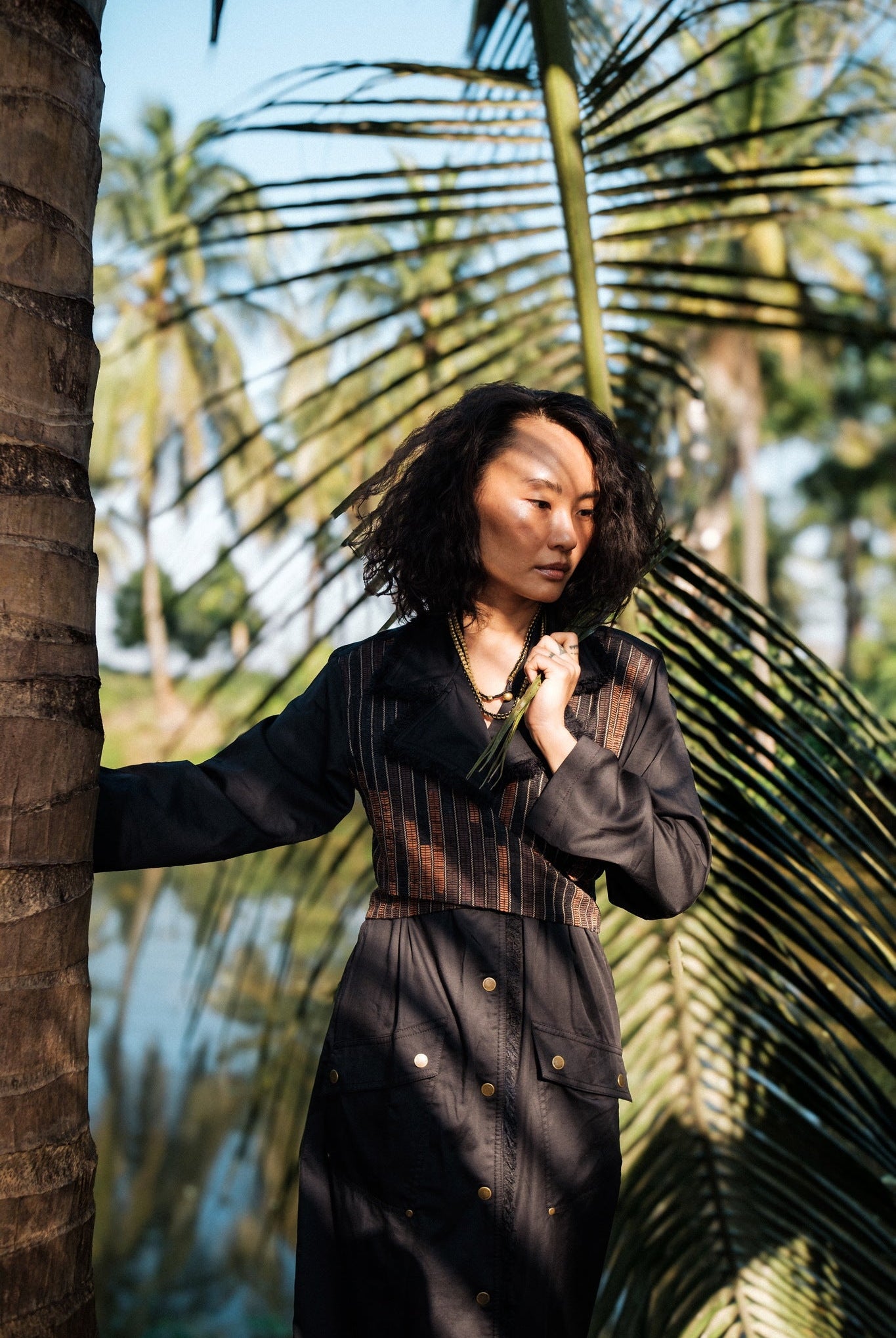 Upcycled Copenhagen Trench - Black Copper - CiceroniTrench CoatThe Terra Tribe